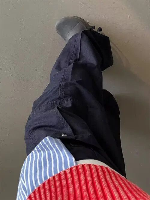 VIBE Retro multi-pocket solid color rare cargo trousers Size US 32 / EU 48 - 6 Thumbnail
