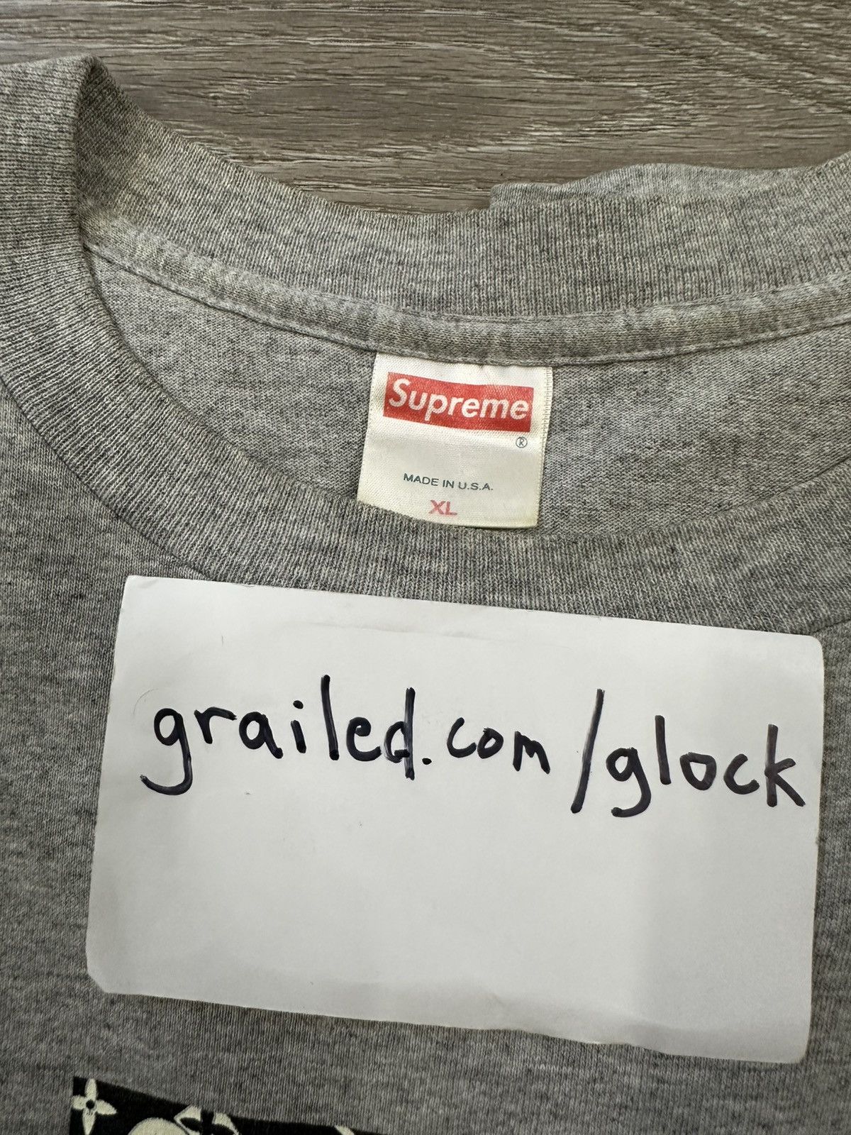 Supreme Supreme LV Monogram Box Logo Cease And Desist Tee S/S 2000 Size US XL / EU 56 / 4 - 5 Thumbnail
