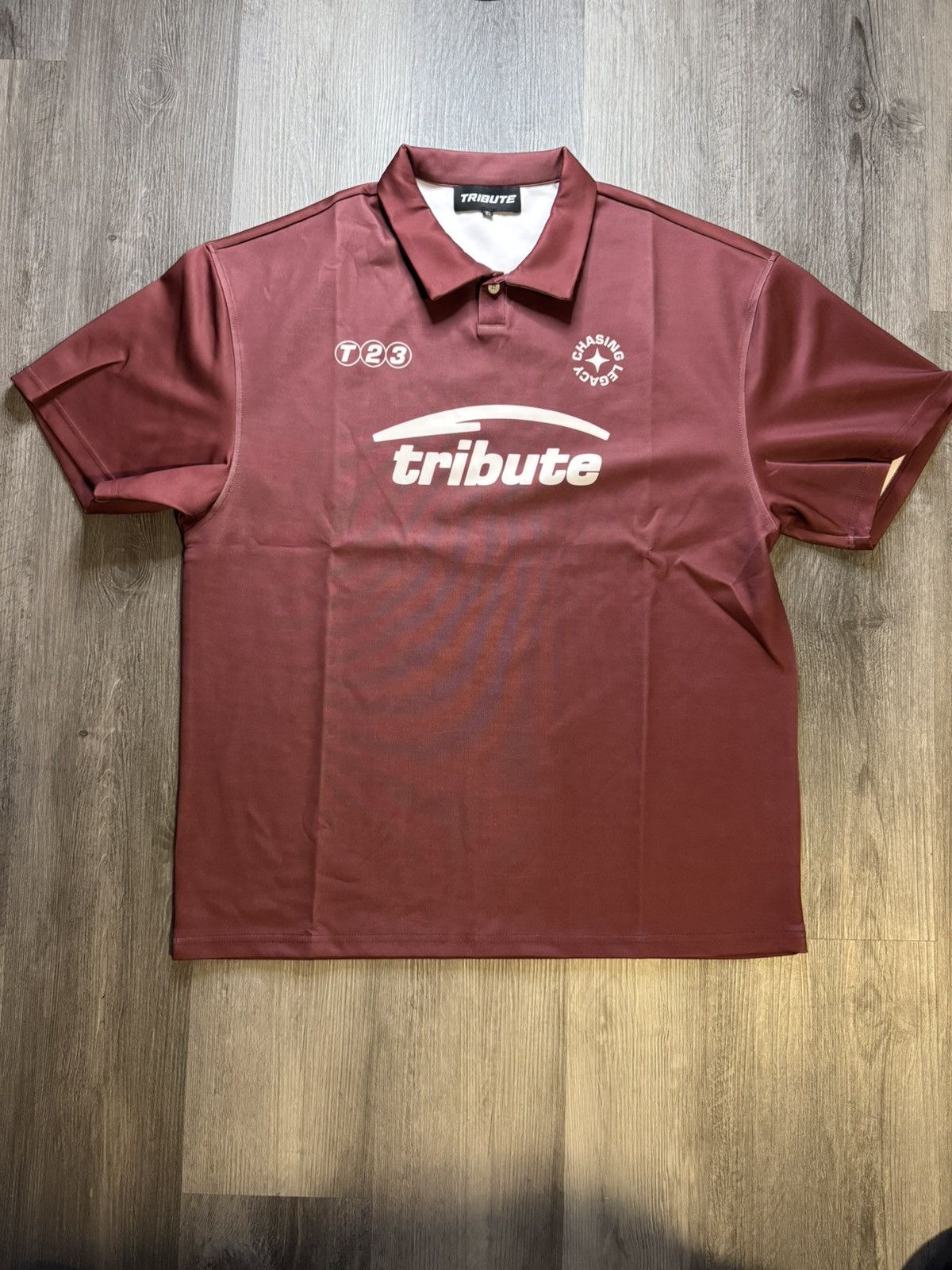 Richie Le Collection Tribute Polo Jersey Burgundy Size US XL / EU 56 / 4 - 1 Thumbnail
