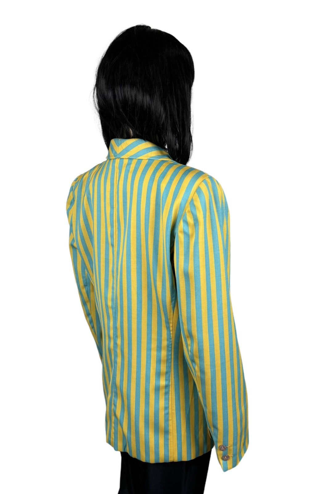 Ungaro Paris × Vintage Vintage Ungaro Paris Striped Blazer Jacket Wool Size 44 Size M / US 6-8 / IT 42-44 - 12 Thumbnail
