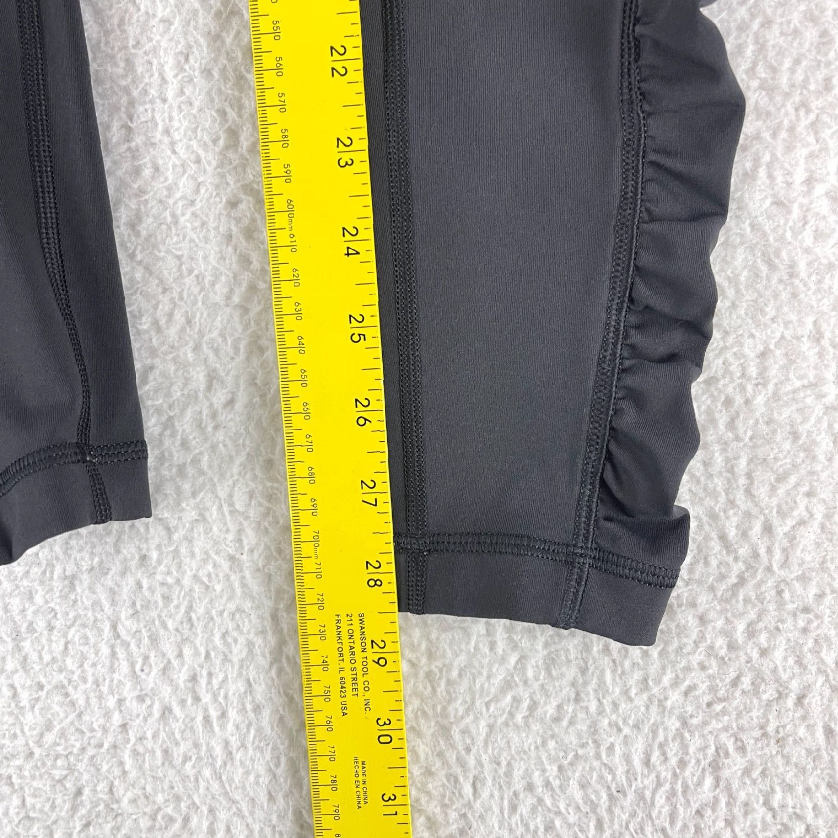 Lululemon Lululemon Speed Tight Leggings Womens Size 2 Black Pull On Athletic Yoga Size 42" / US 20 - 6 Thumbnail