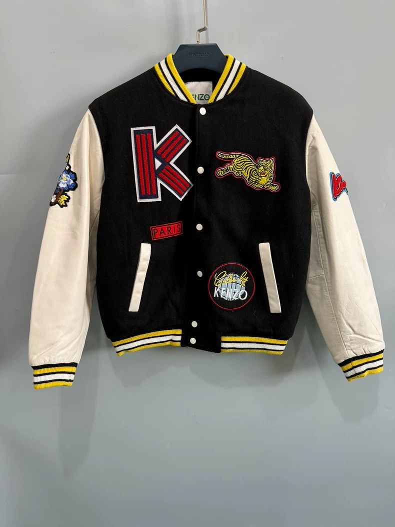 Kenzo KENZO Men's jacket, wide cut, black and white color block Size US S / EU 44-46 / 1 - 1 Thumbnail