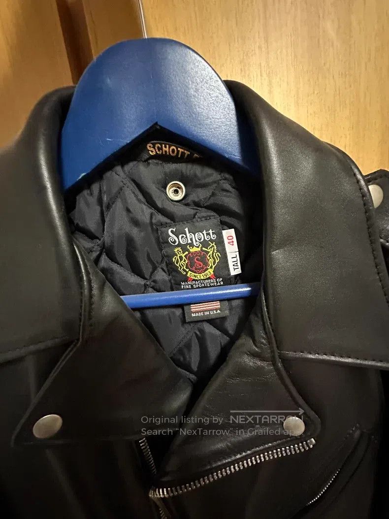 Schott Schott Leather coat Size US XXS / EU 40 - 3 Thumbnail