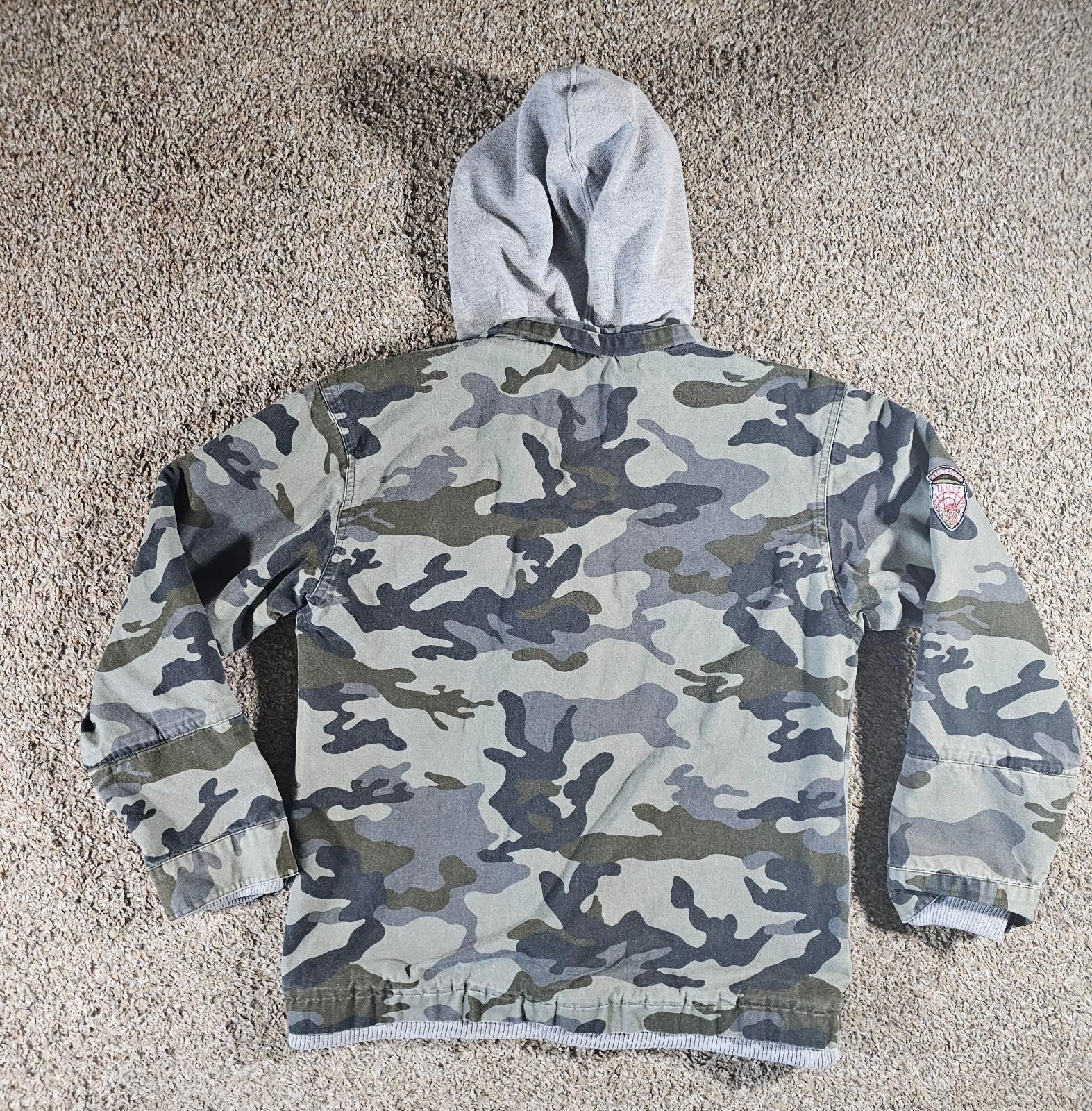 Faded Glory Faded Glory Heavy Fullzip Hooded Camo Jacket XL 16-18 Size US XL / EU 56 / 4 - 8 Thumbnail