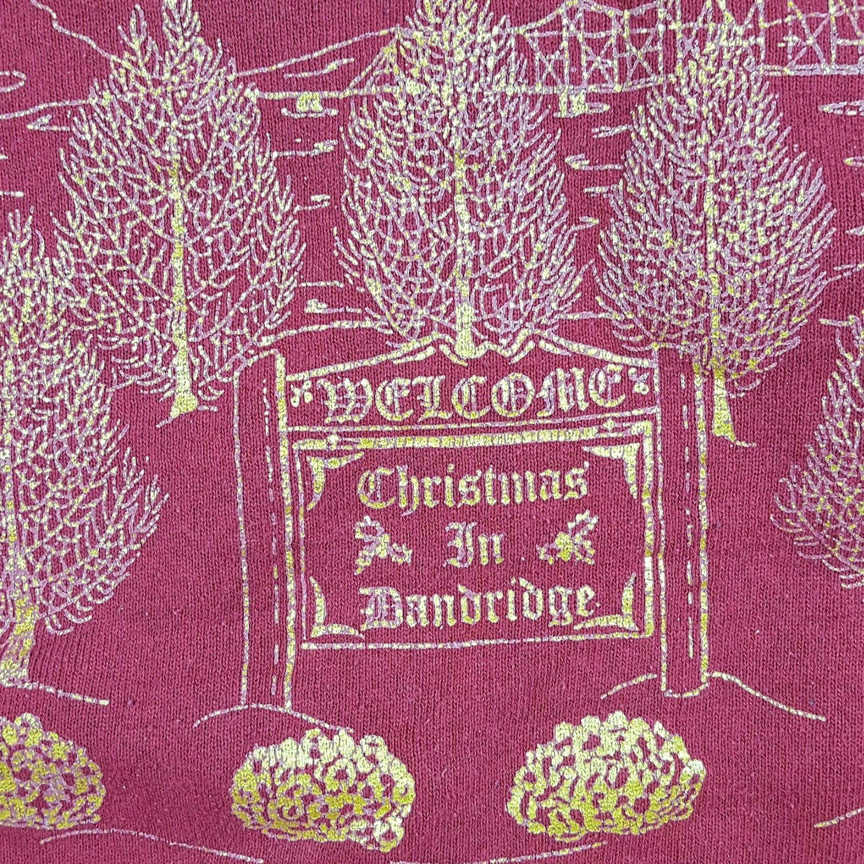 Fruit Of The Loom Vintage 90s Christmas Tree Size Medium Red Crewneck Pullover Holiday Sweatshirt Size US M / EU 48-50 / 2 - 4 Thumbnail