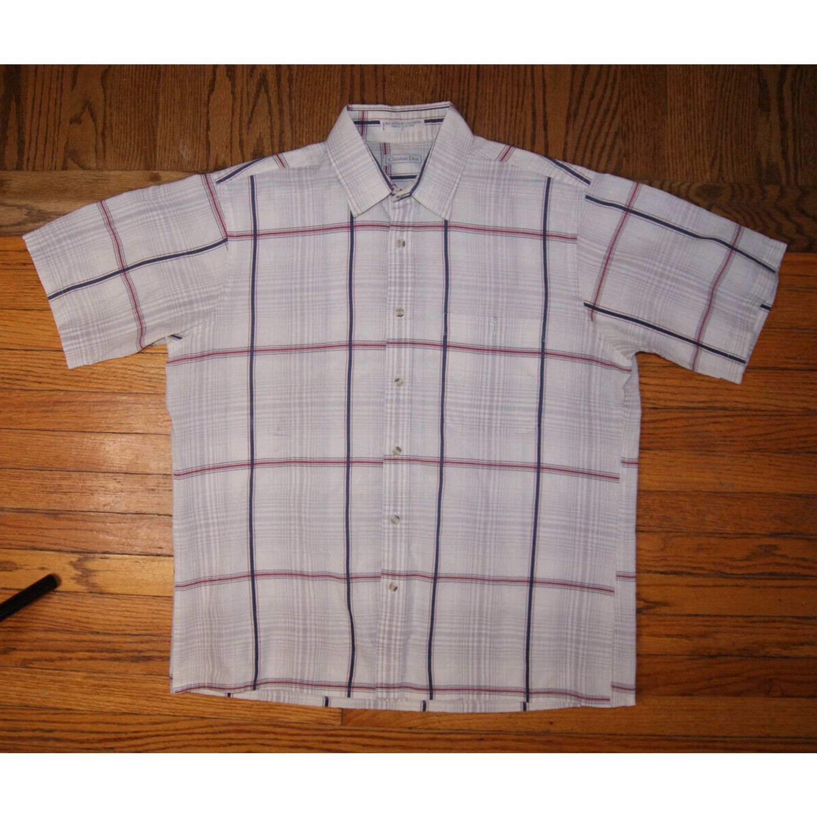 Dior VTG Christian Dior Monsieur Plaid Button Shirt Large Size US L / EU 52-54 / 3 - 2 Thumbnail
