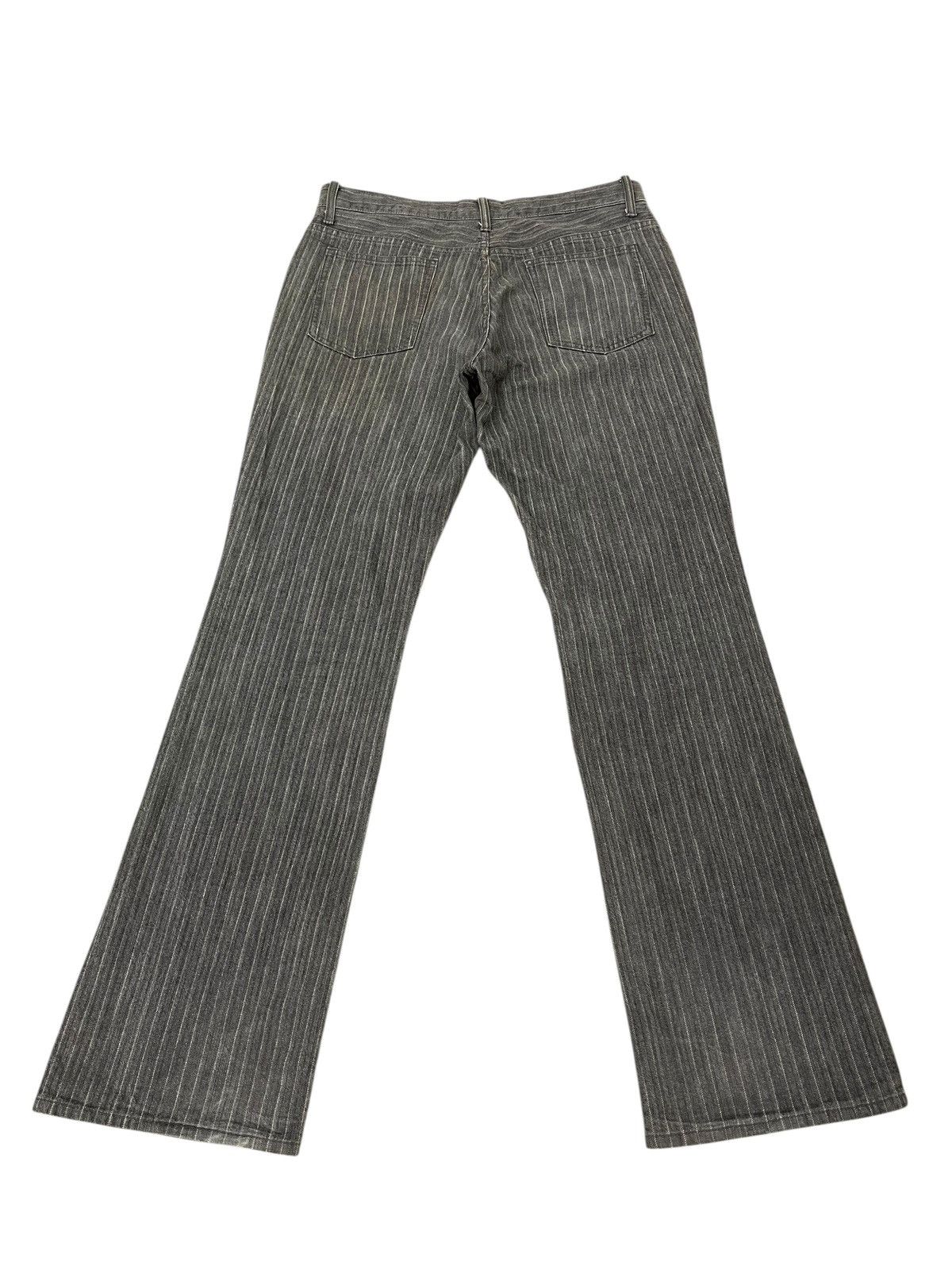 Japanese Brand Flare Jeans UJ Japan Herringbones Striped Boot Cut 2🟦4 Size US 34 / EU 50 - 2 Thumbnail