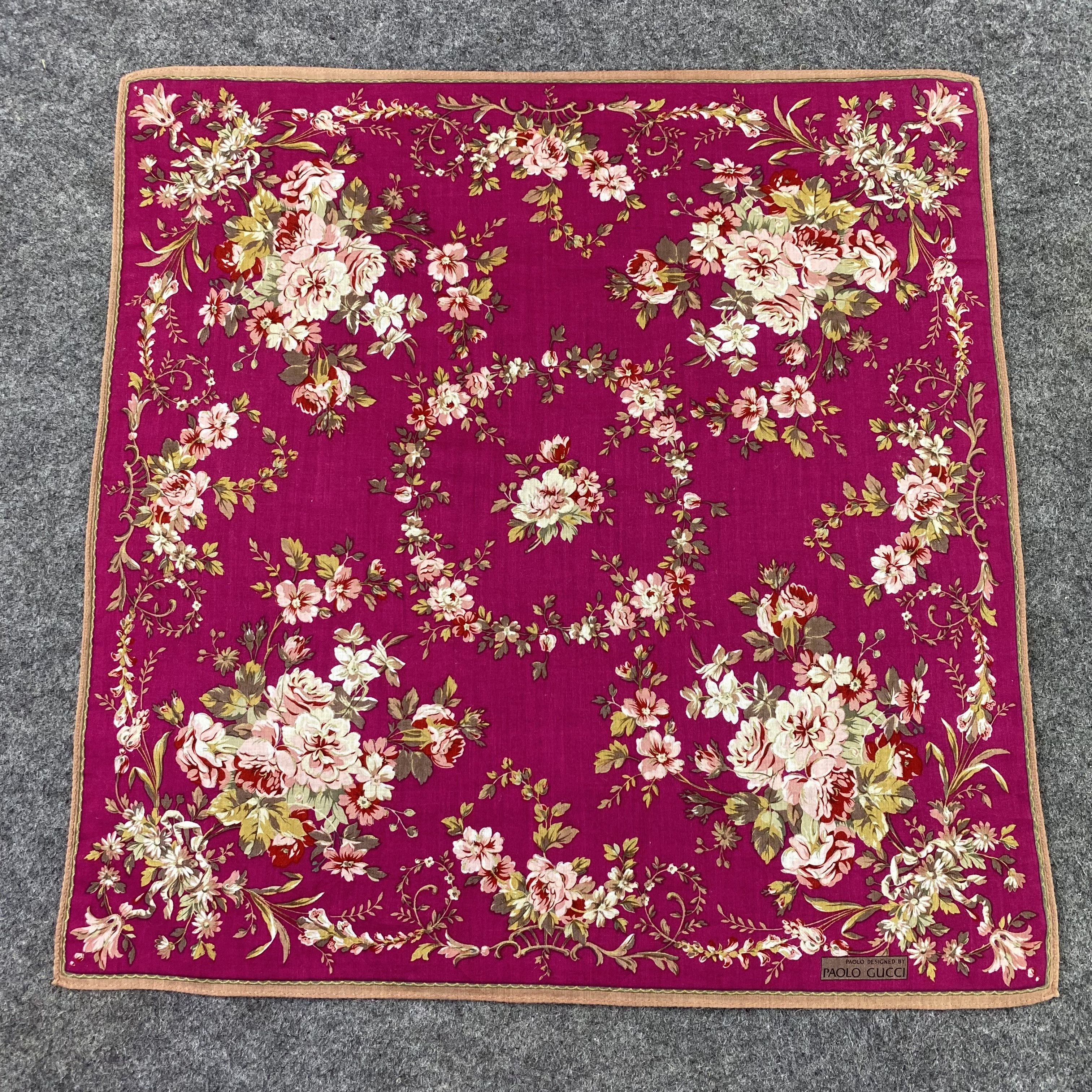 Paolo Gucci Paolo Gucci Handkerchief / Bandana / Neckerchief-B720 Size ONE SIZE - 3 Thumbnail