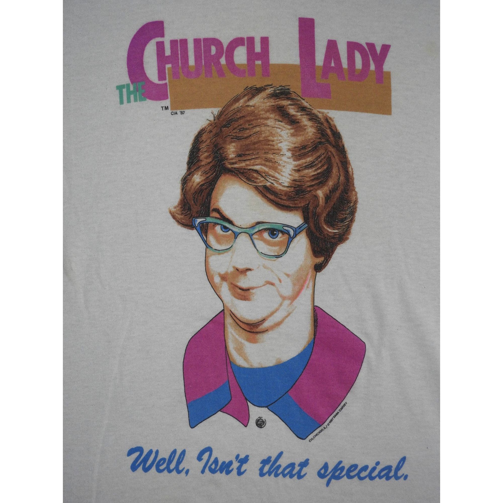 Other Vintage 1987 Church Lady SNL Dana Carvey "Well, Isn't That S Size US XL / EU 56 / 4 - 2 Thumbnail