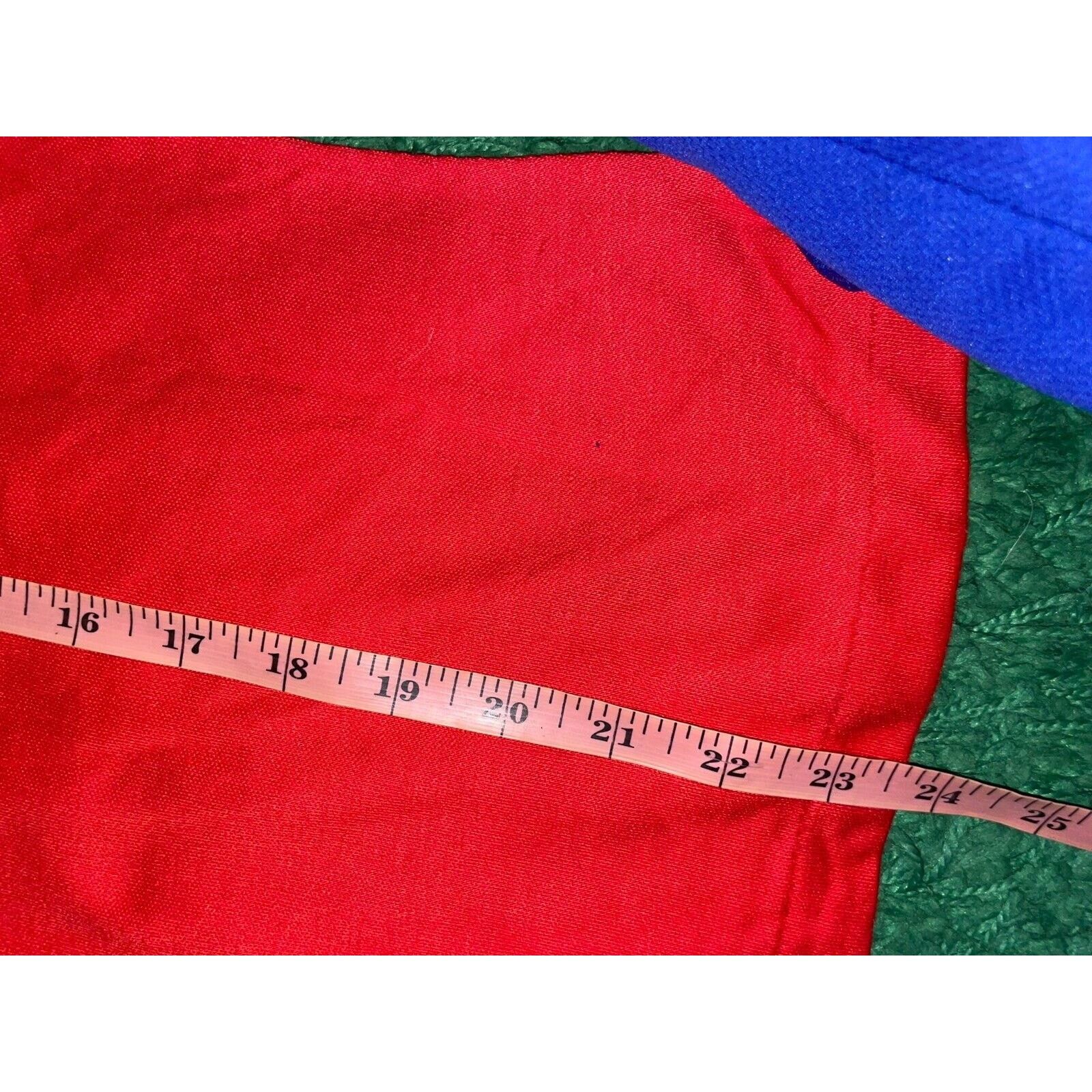 Vintage Womens 1980s Red Polo Shirt Print-Ons Red Top 1980s Medium Size M / US 6-8 / IT 42-44 - 9 Thumbnail