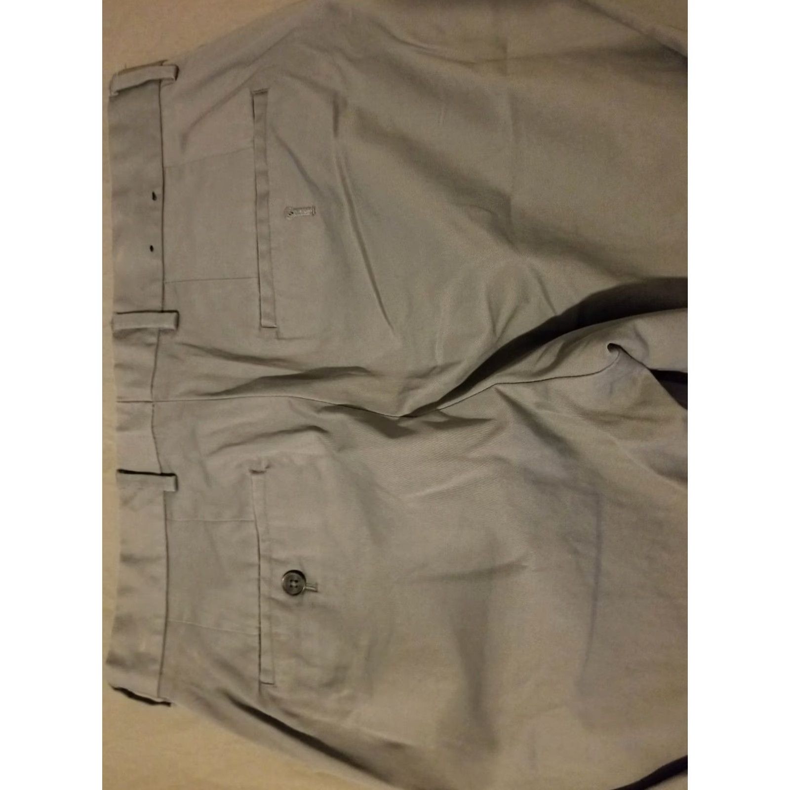 Express Express Mens Dress Pants 30x32 Cotton Gray Chino Trousers Dickies? Size US 30 / EU 46 - 2 Thumbnail
