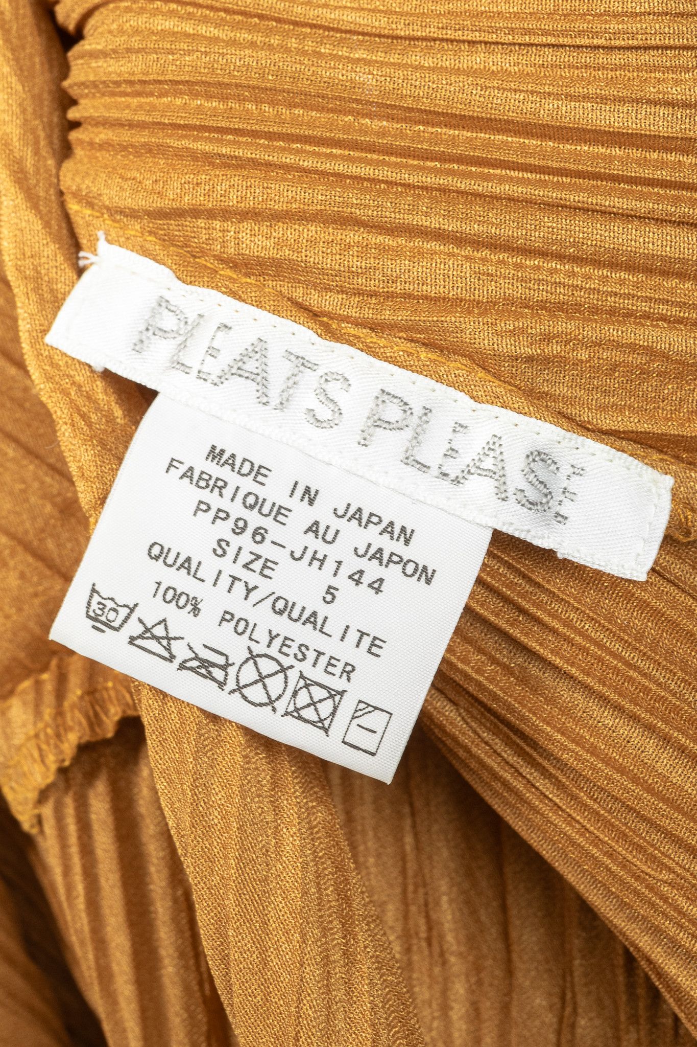 Pleats Please Issey Miyake Pleats Please Issey Miyake Orange 3/4-Sleeve Midi Dress Size L / US 10 / IT 46 - 7 Thumbnail