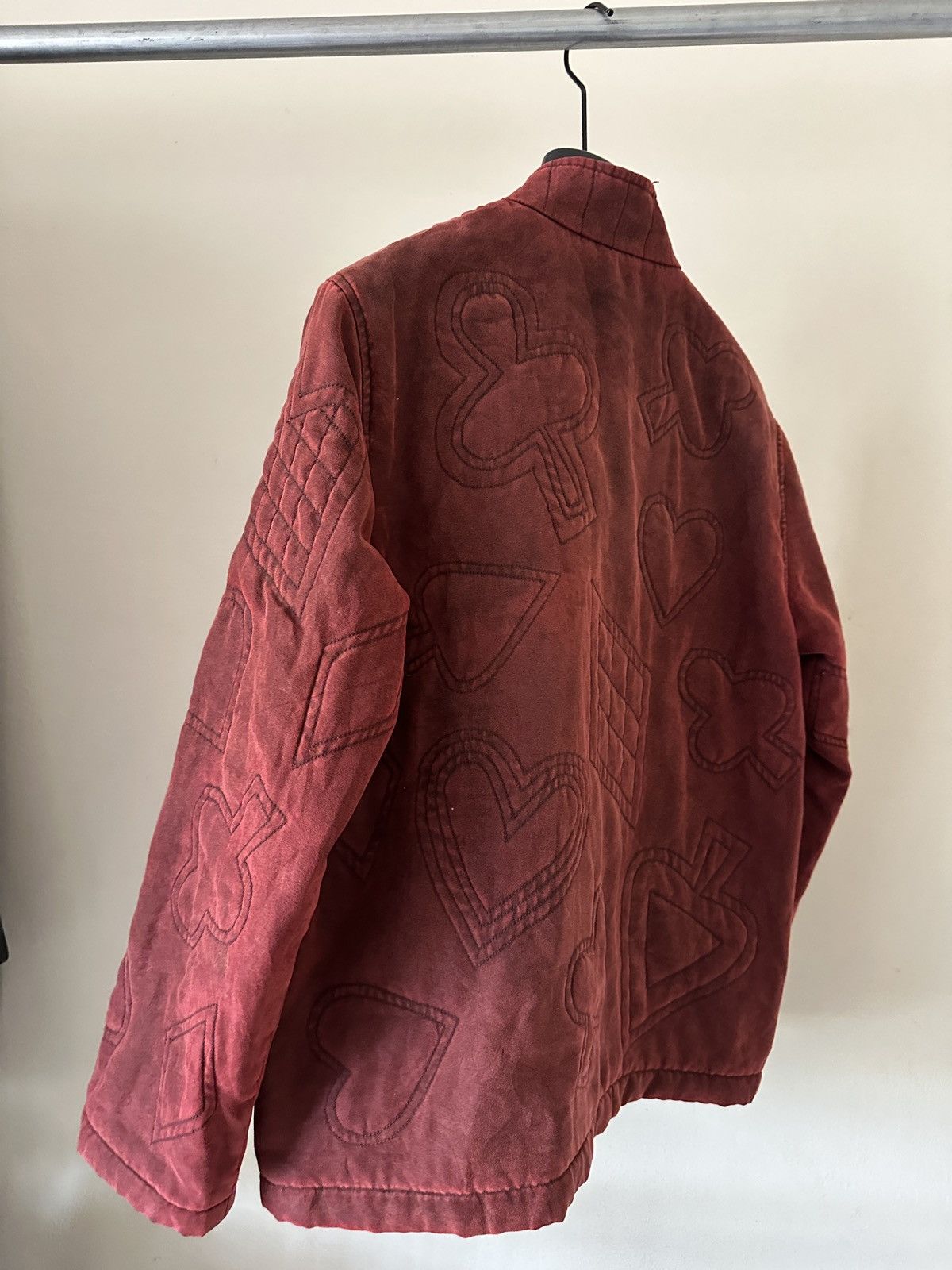 Vintage 1990s Playing Card pattern Vintage Jacket Size US S / EU 44-46 / 1 - 8 Thumbnail