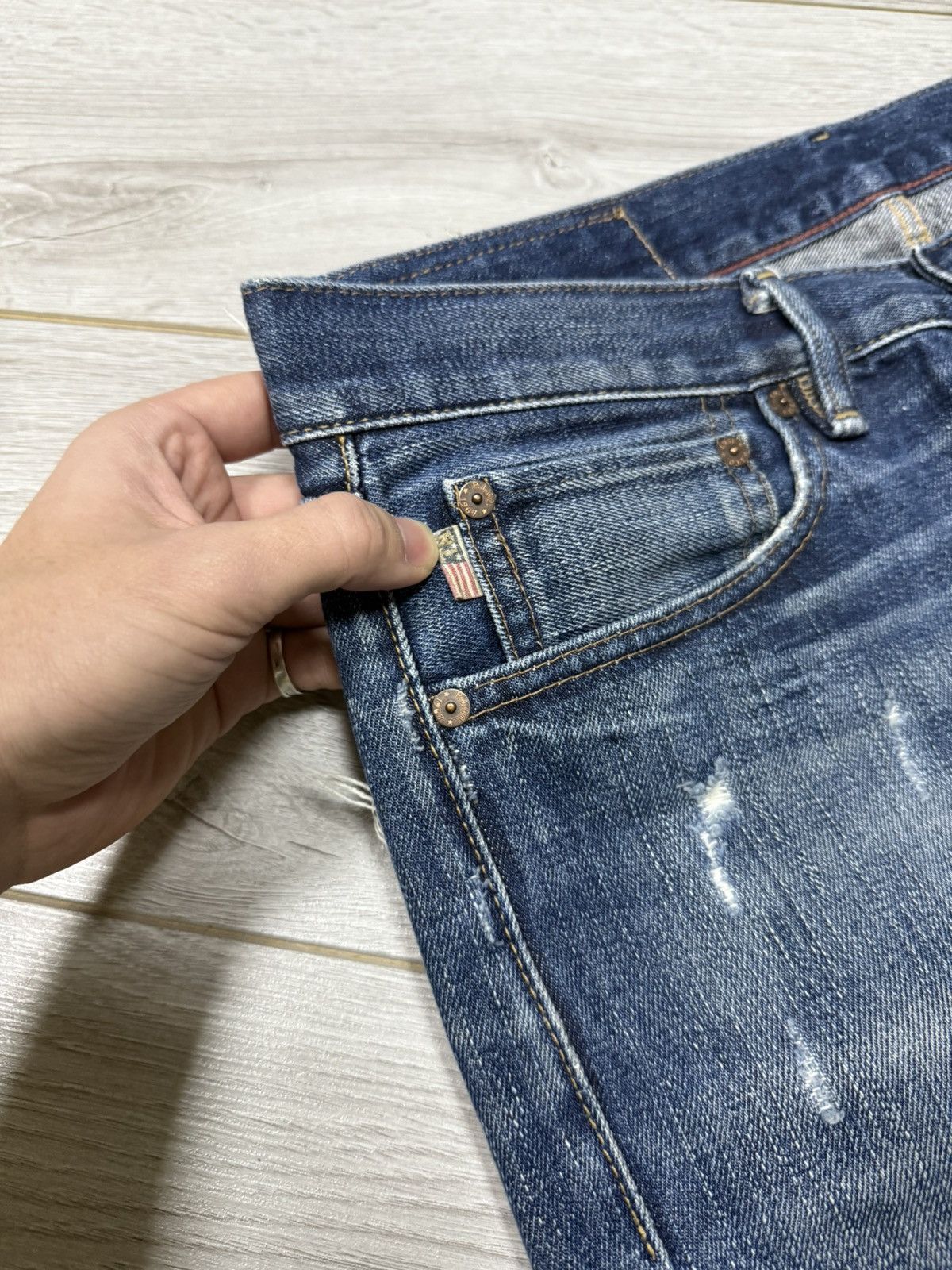 Polo Ralph Lauren Ralph Lauren Denim & Supply USA 🇺🇸 flag vintage jeans Size US 34 / EU 50 - 7 Thumbnail