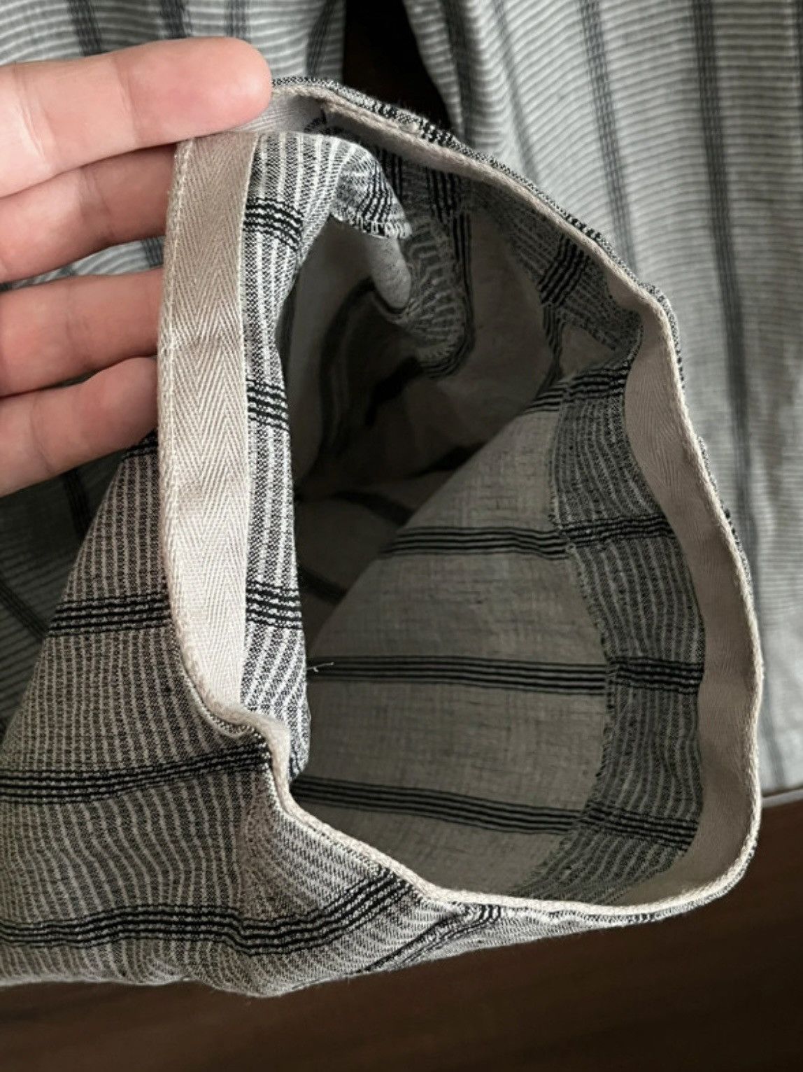 Versace Gianni Versace vintage linen stripped pants hipster rare Size US 34 / EU 50 - 4 Thumbnail