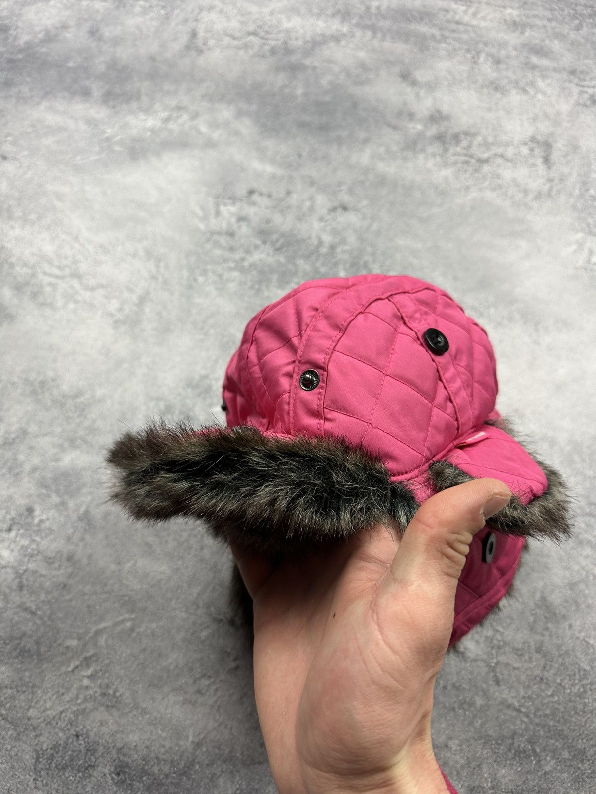 Barbour Vintage Barbour Ushanka Fuzzy Fur Trapper Hat Y2K Cap Rare Size ONE SIZE - 14 Thumbnail