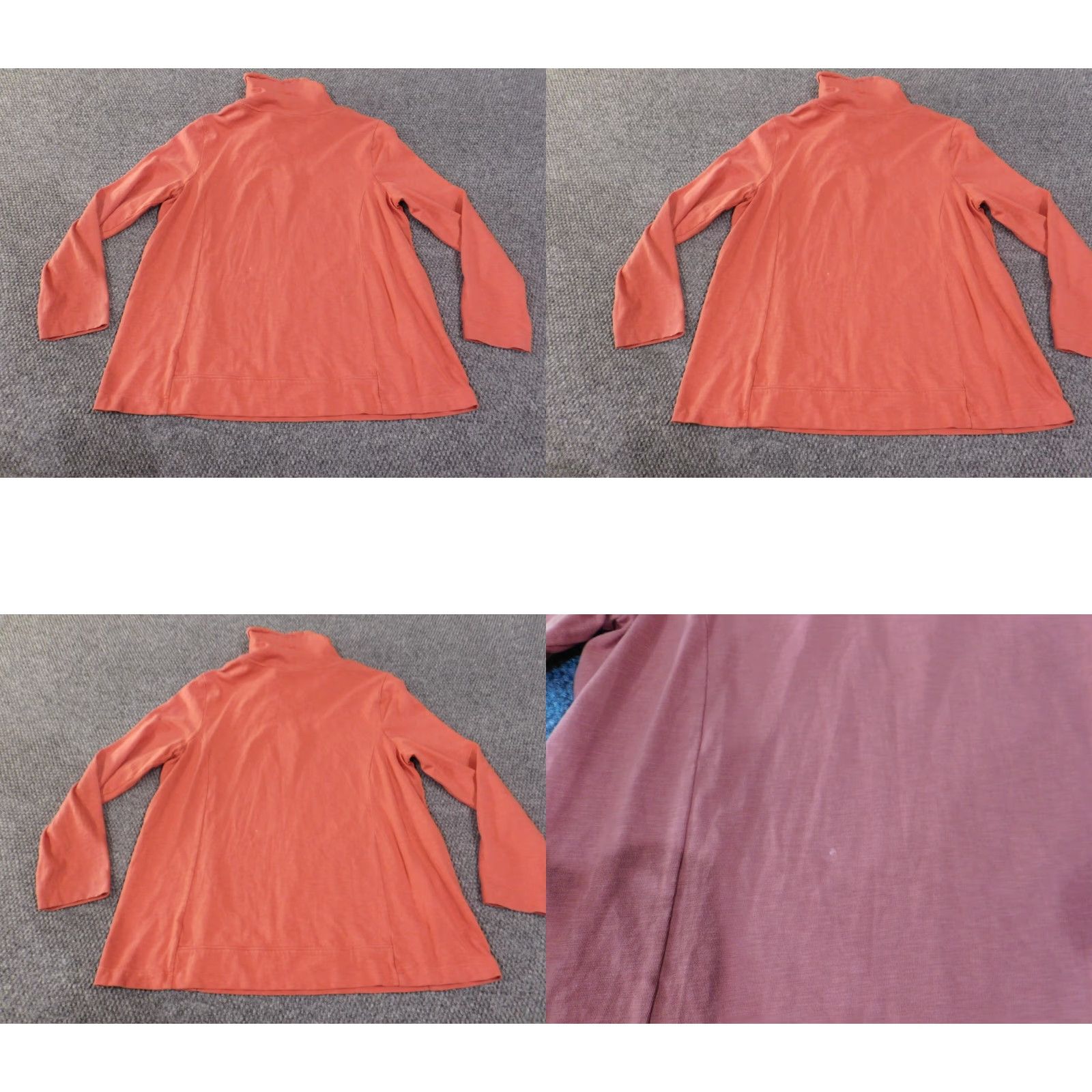 Coldwater Creek Coldwater Creek Sweater Pullover Womens M Pink Knit Cotton Turtleneck Long Sleeve Ruffle Breathable Casual Modern 90s? Size M / US 6-8 / IT 42-44 - 8 Thumbnail