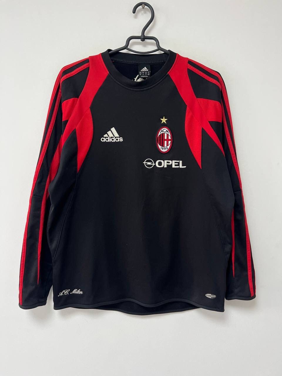Adidas AC Milan 2004/2005 Training Sweatshirt Adidas Opel Mens S Size US S / EU 44-46 / 1 - 3 Thumbnail