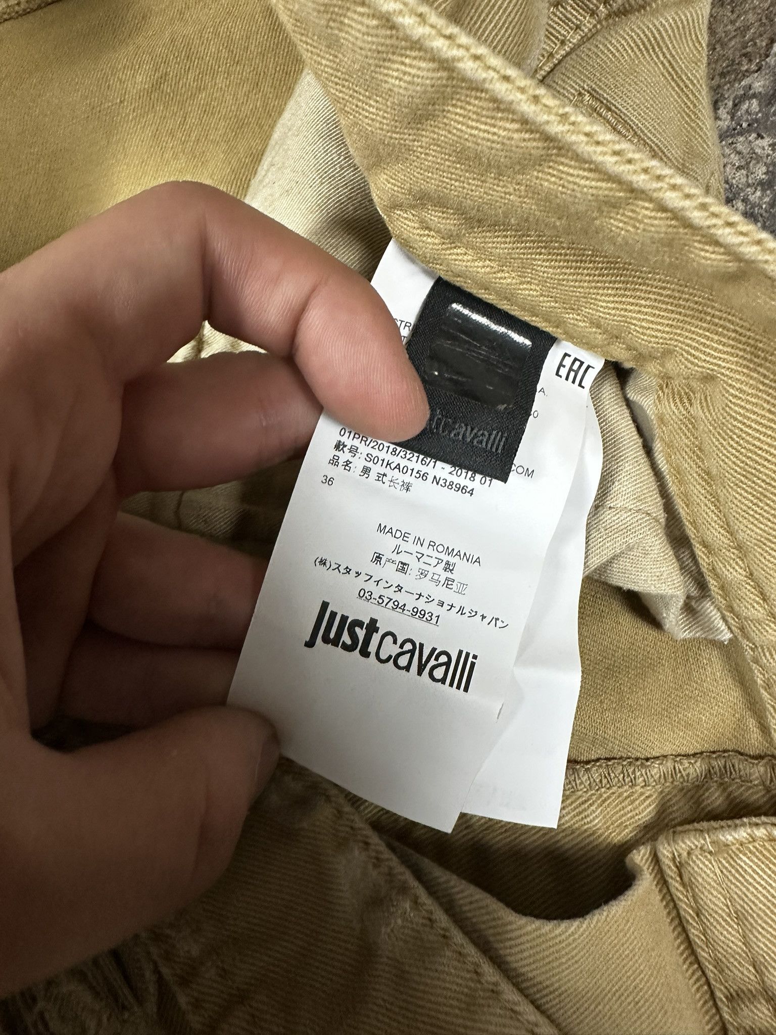 Just Cavalli Y2k Just Cavalli Biker Distressed Skinny Jeans Size US 36 / EU 52 - 10 Thumbnail