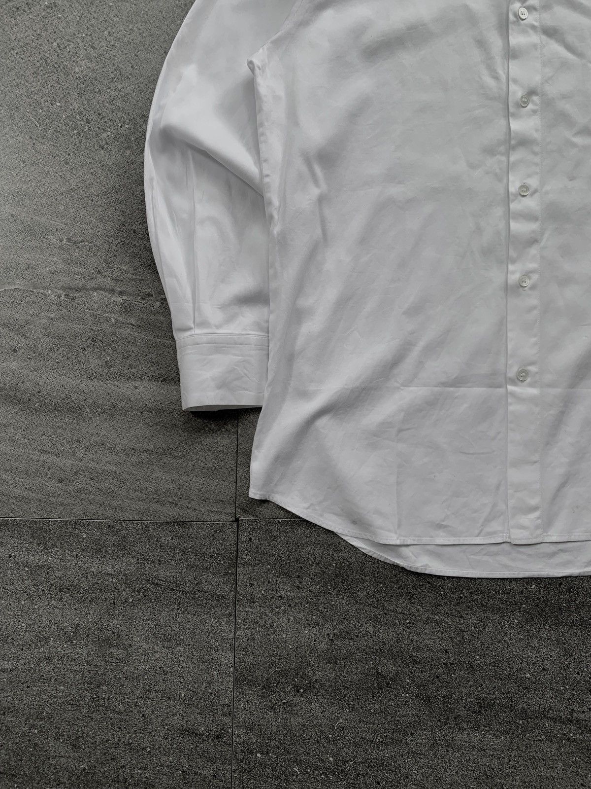 Yohji Yamamoto FREE TAX! Stripe Paneled Shirt Size US L / EU 52-54 / 3 - 4 Thumbnail