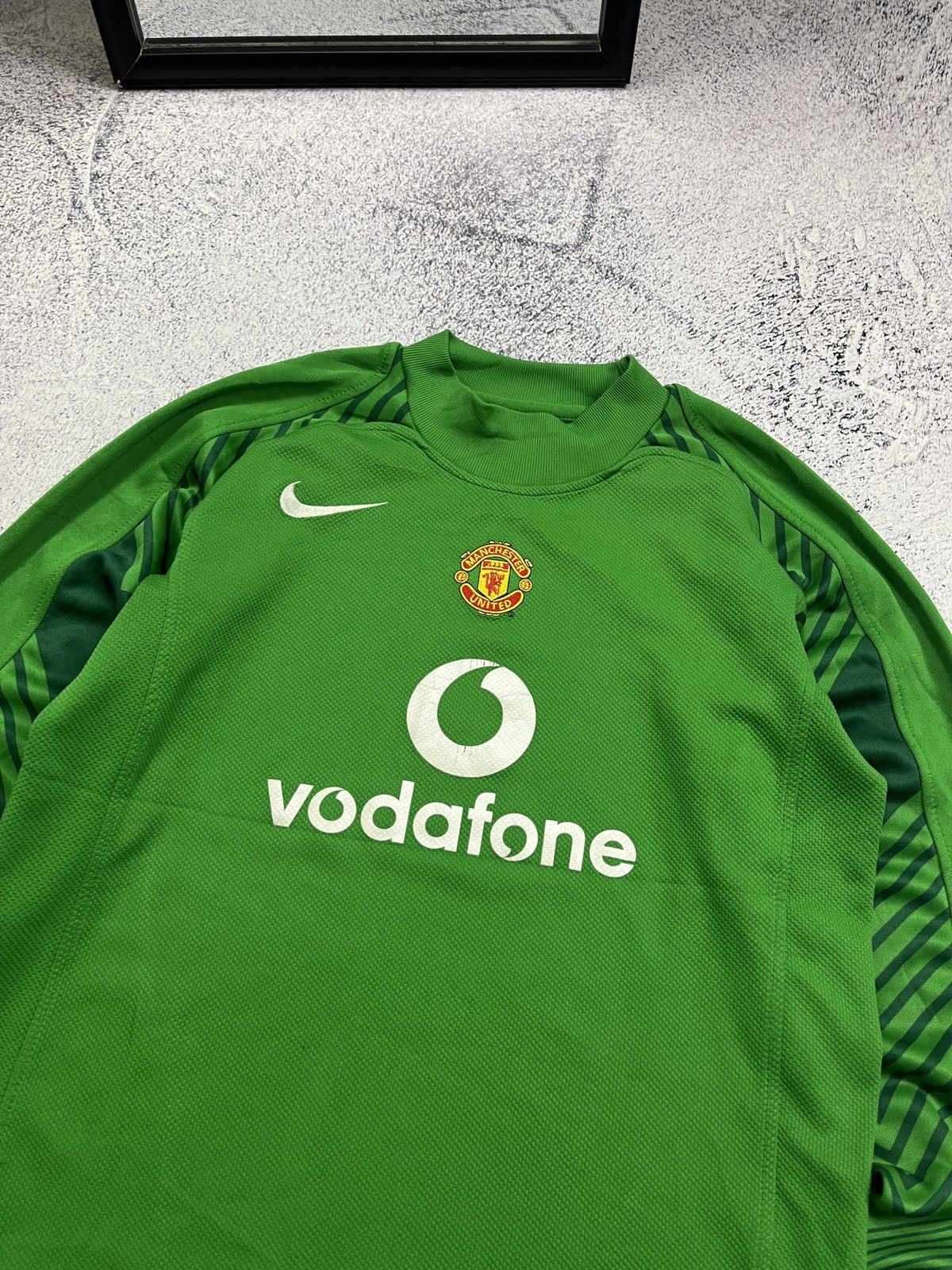 Vintage Nike Manchester United 2005 Goalkeeper Soccer Jersey Shirt Size US S / EU 44-46 / 1 - 5 Thumbnail
