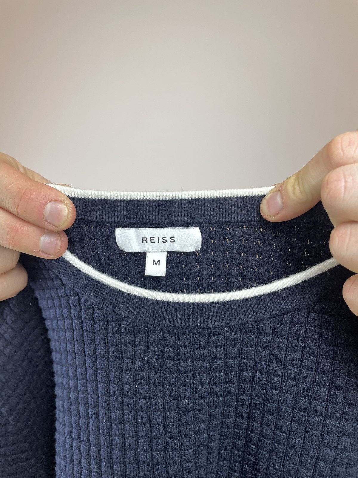 Japanese Brand × Reiss REISS Knit T-shirt Cotton Mens size M Size US M / EU 48-50 / 2 - 6 Thumbnail