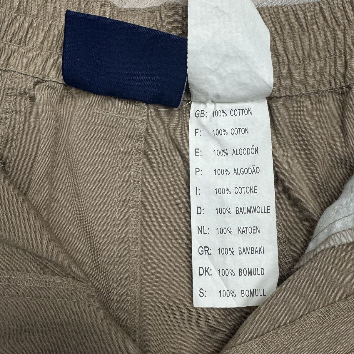 Lotto Sport Vintage Y2K Lotto Beige Tan Cotton Multi Pocket Shorts Size US 28 / EU 44 - 15 Thumbnail