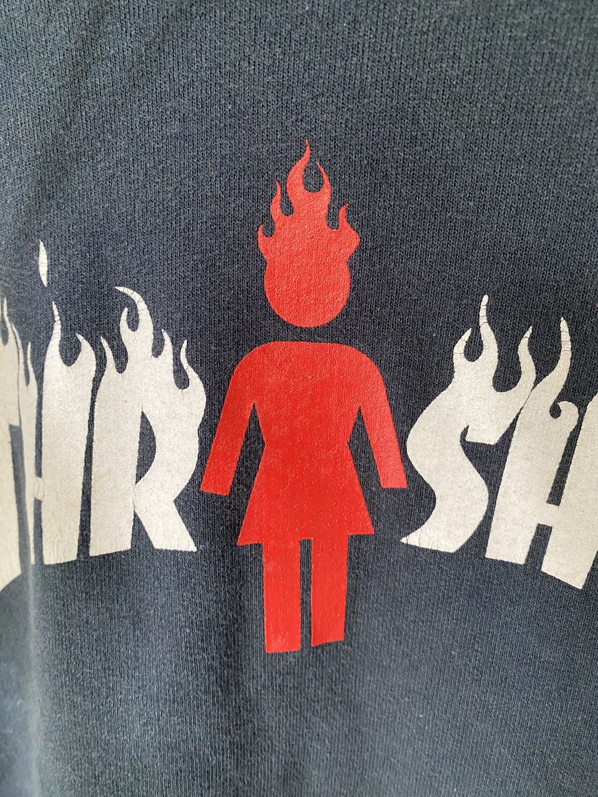 Girl Skateboards 2000s Thrashers x Girl Skate fire 🔥 flame hoodie Size US M / EU 48-50 / 2 - 6 Thumbnail