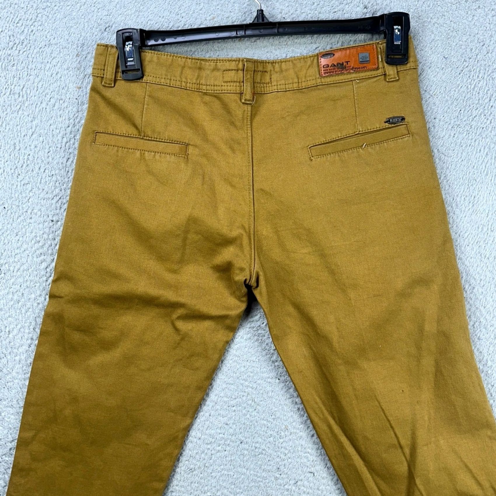 Gant Gant Khaki Pants Men 34 Brown Slim Straight Chino Pocket Casual Classic Comfort Size US 34 / EU 50 - 2 Thumbnail