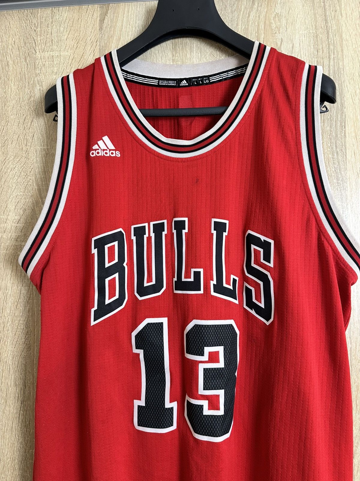 Adidas 🔥 Adidas Chicago Bulls 13 Joakim Noah Jersey NBA Shirt Tank Size US L / EU 52-54 / 3 - 2 Thumbnail