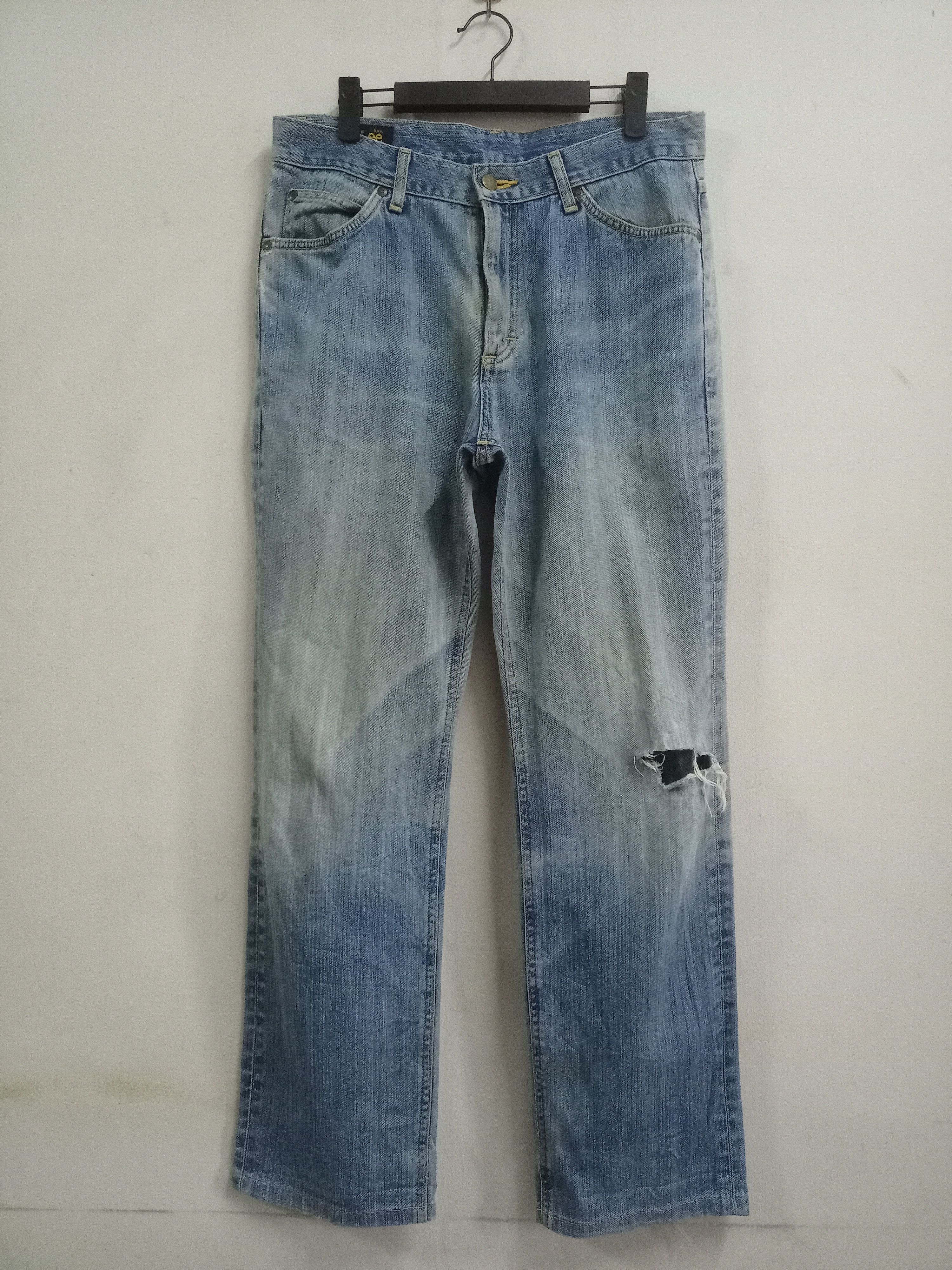 Lee Vintage Japanese Lee Riders Distressed Baggy Jeans Size US 32 / EU 48 - 1 Thumbnail