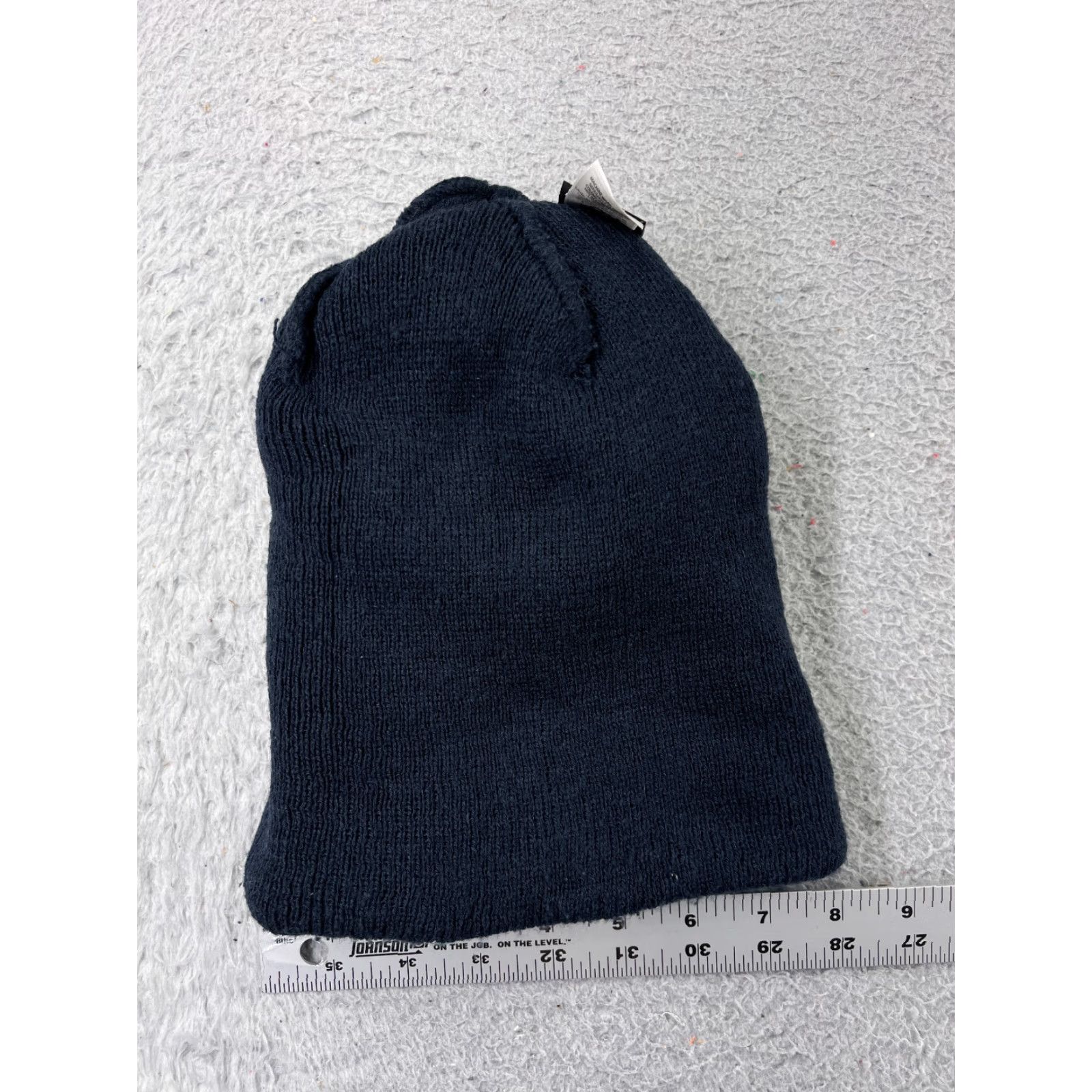Vintage Thinsulate Beanie Toque Adult Navy Blue Knit Acrylic Polyester Insulation Ski Hat/Cap Men Beanie Insulated Lightweight Lined Hunting Outdoor USA 90s? Size ONE SIZE - 4 Thumbnail