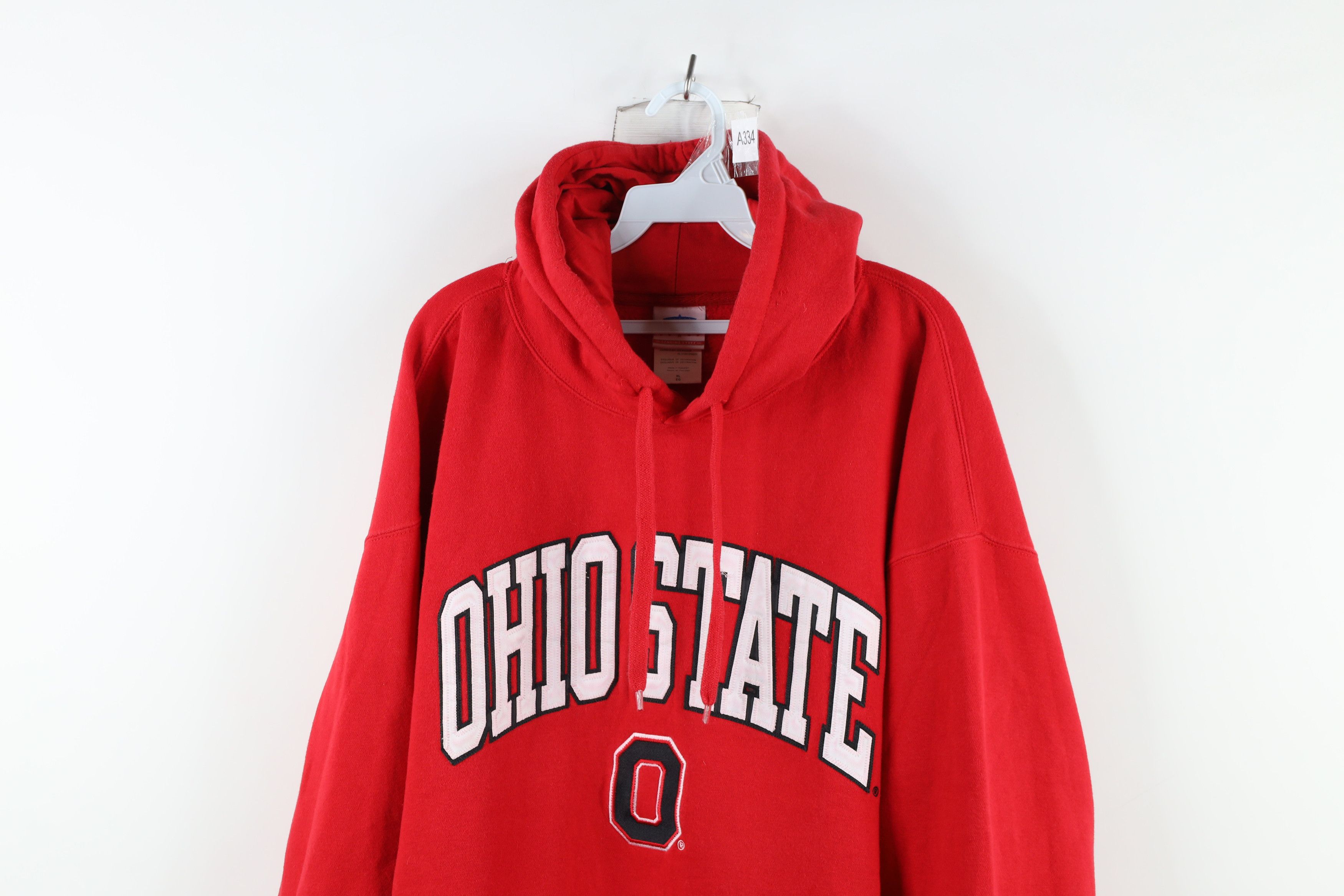 Vintage Vintage Out Heavyweight Ohio State University Hoodie Red Size US XL / EU 56 / 4 - 2 Thumbnail