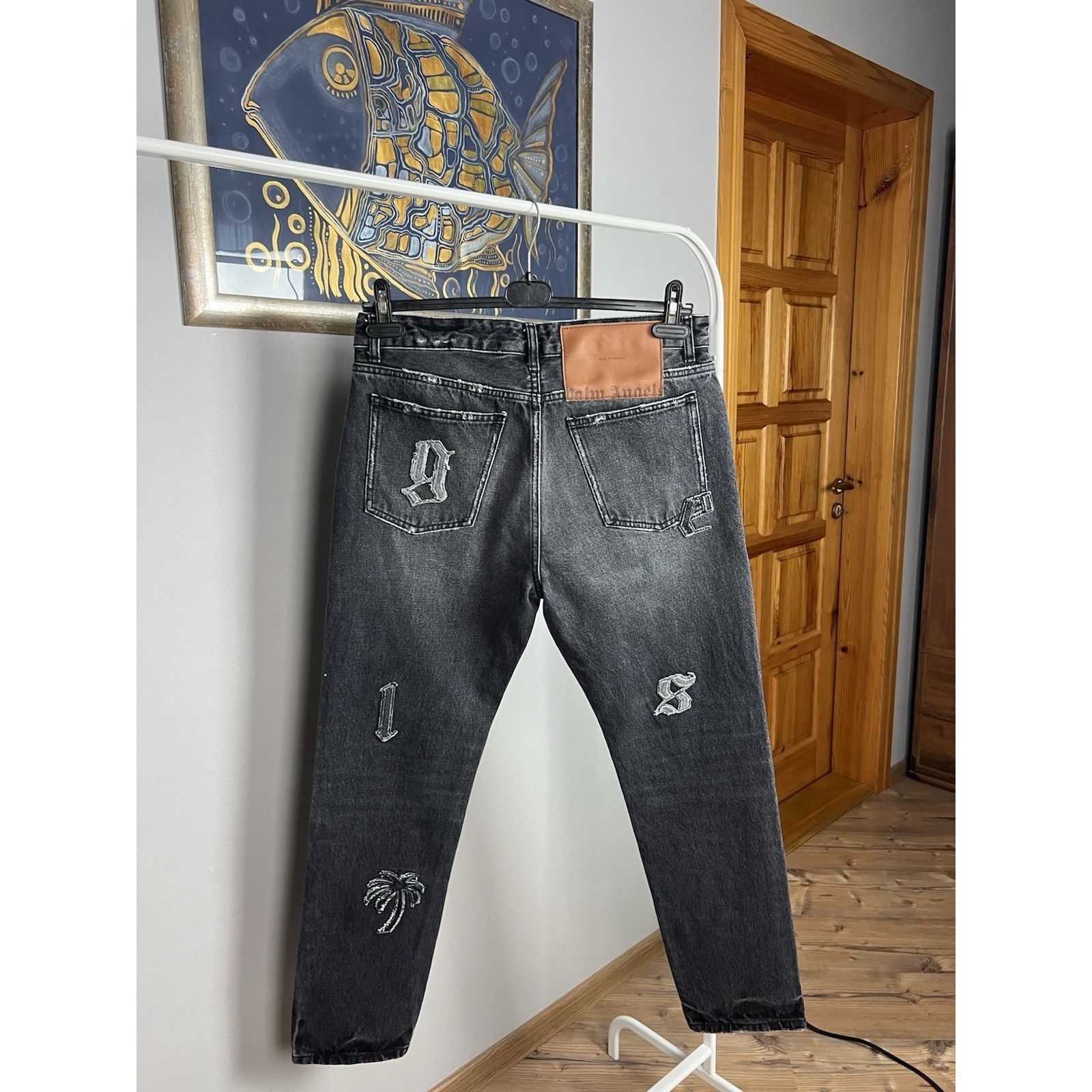 Palm Angels Palm Angels Auth Logo Patch Classic Denim Jeans Pants Size 3 Size US 34 / EU 50 - 8 Thumbnail