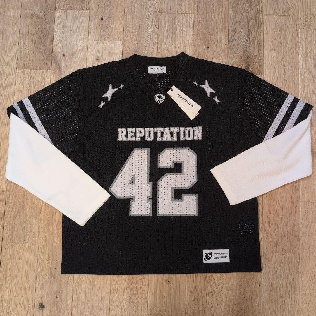 Reputation Studios Reputation Studios “42 Jersey” Long Sleeve Mesh Top L Size US L / EU 52-54 / 3 - 9 Thumbnail