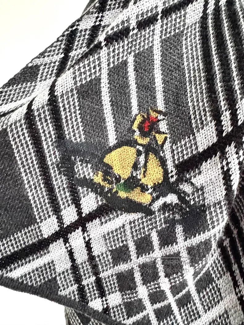 Vivienne Westwood Vivienne Westwood Vintage black and gray striped diamond S Size ONE SIZE - 4 Thumbnail
