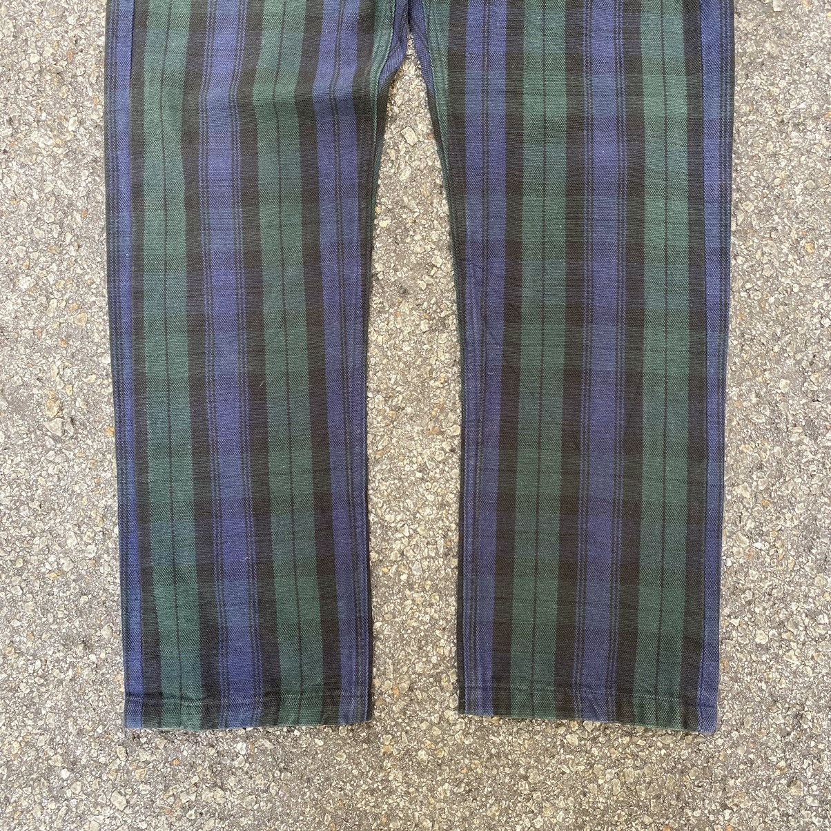 Designer × Karl Helmut Karl Helmut SAMPLE Checkered Cotton Pants Size US 32 / EU 48 - 2 Thumbnail