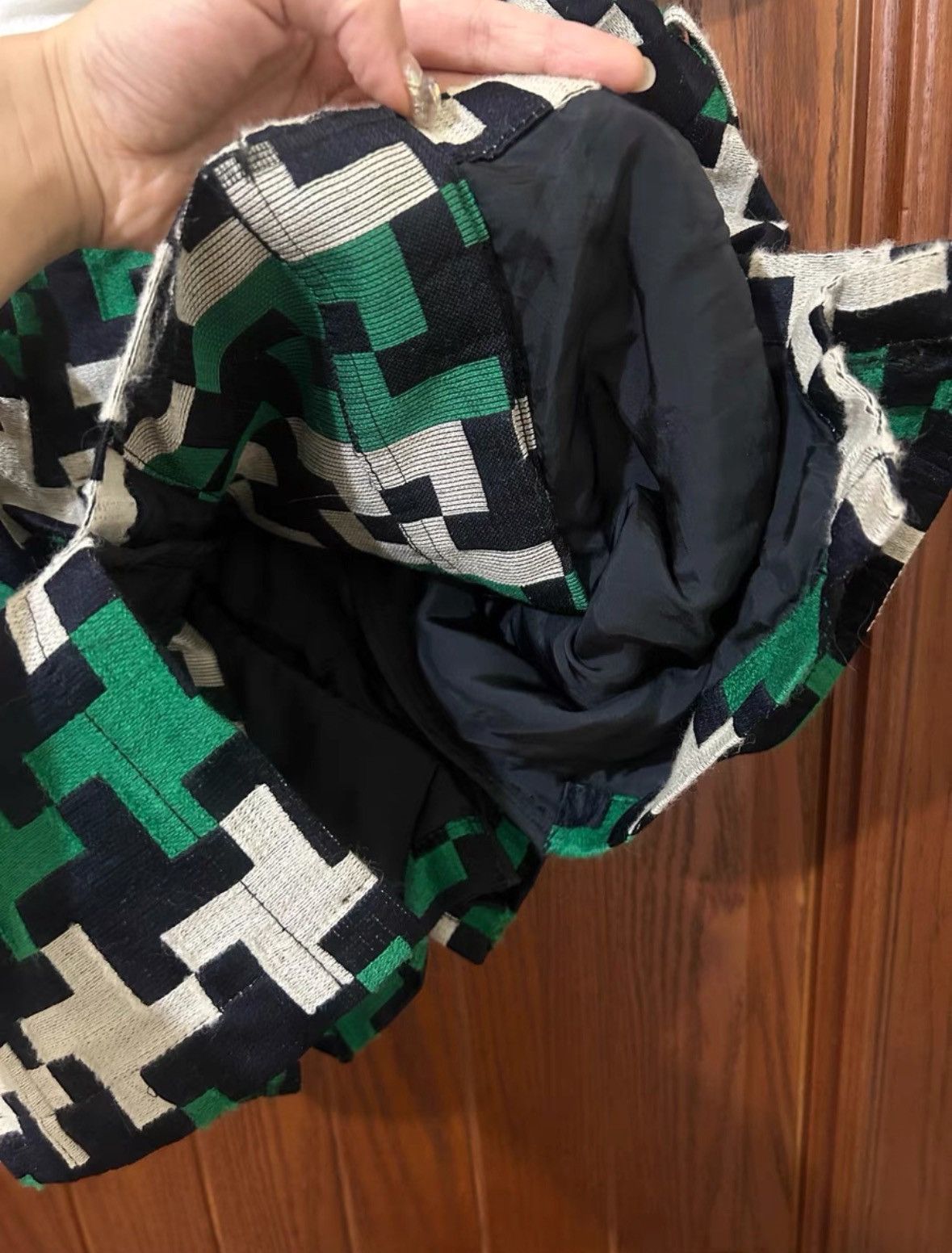 Junya Watanabe Junya Watanabe CDG Patchwork Wool Skirt Size 27" / US 4 / IT 40 - 5 Thumbnail