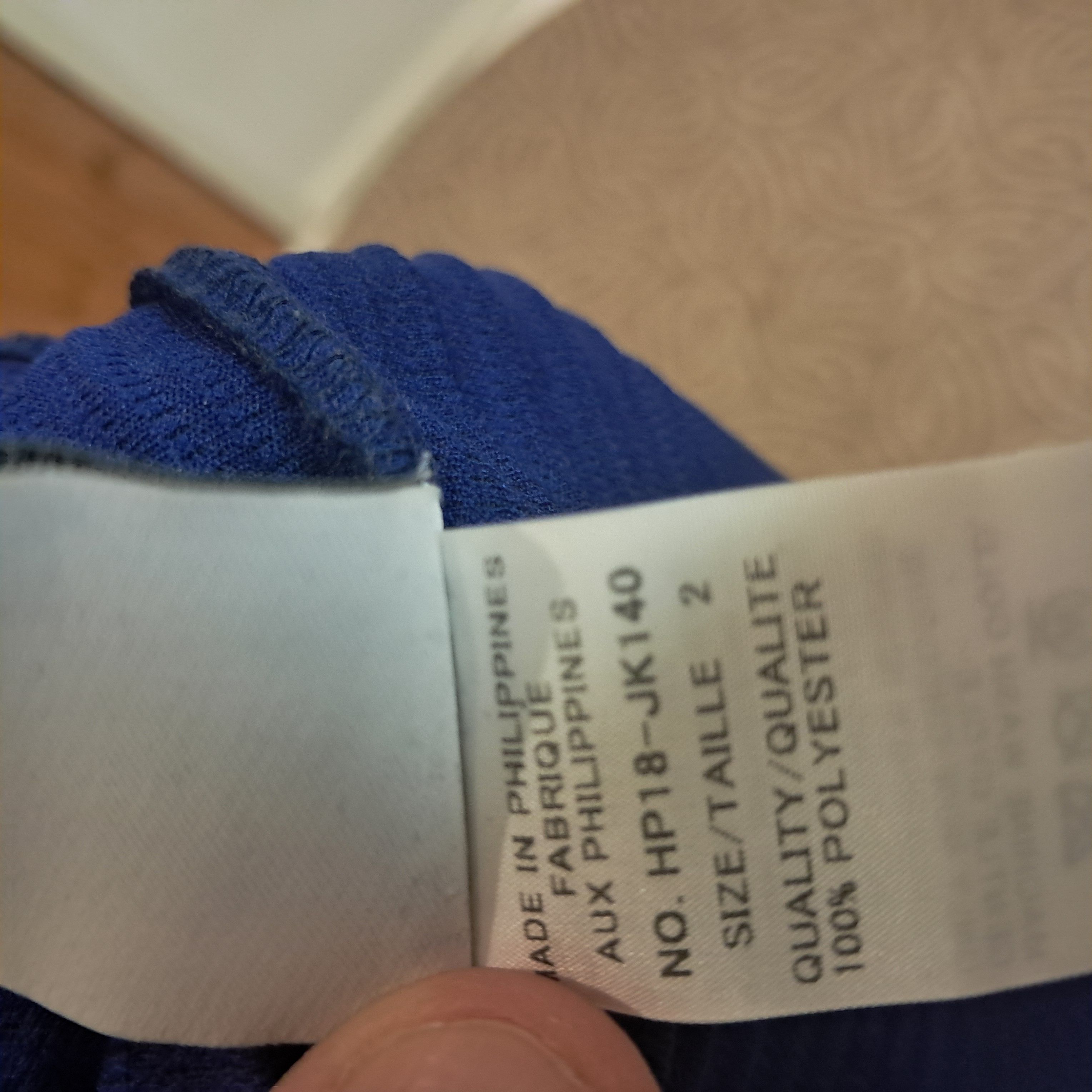 Blue pleated issey miyake hoodie