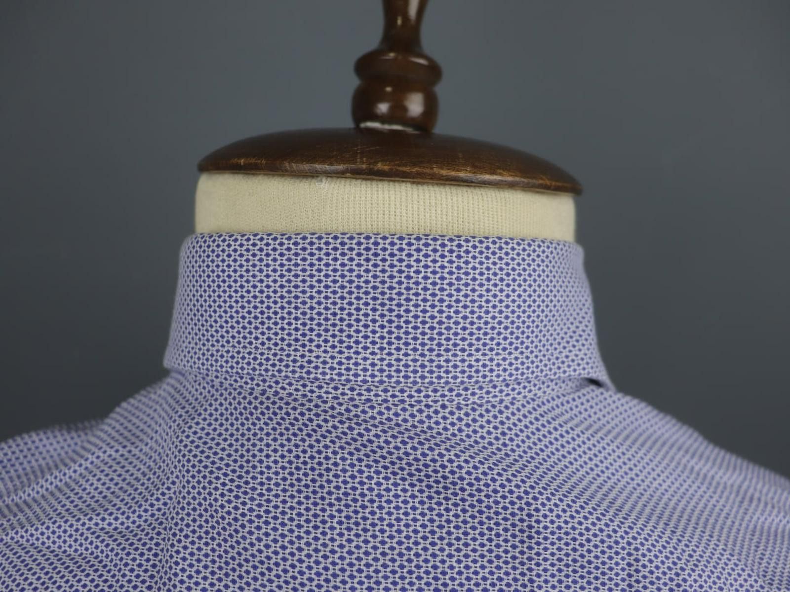 Designer Boggi Milano Blue Geometric Button-Up Shirt Size 38 Size US M / EU 48-50 / 2 - 9 Thumbnail