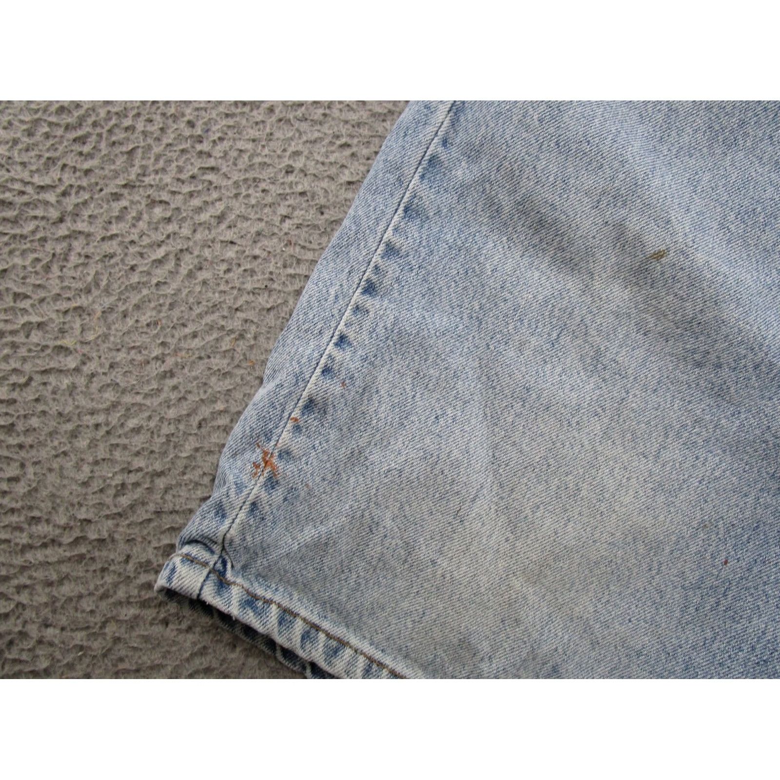 Levi's VTG Levi's Signature Relaxed Fit Bermuda Denim Short Blue 5-Pocket 38 Mens Summer Vintage 90s Baggy Jorts Size US 38 / EU 54 - 4 Thumbnail