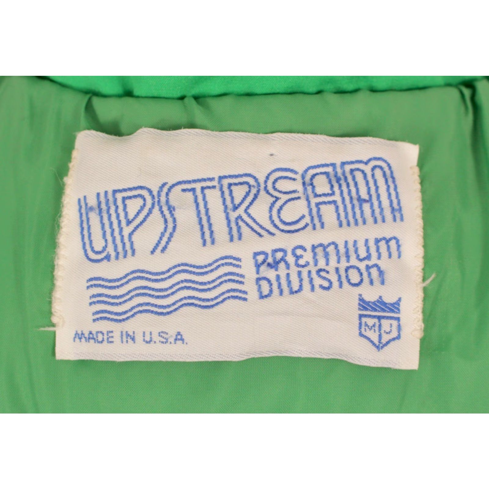 Vintage Upstream Jacket Shirt 1970s Green Puffer VTG 46 Chest M Size Mens Womens 70s Decade Casual Coat Size US M / EU 48-50 / 2 - 4 Thumbnail