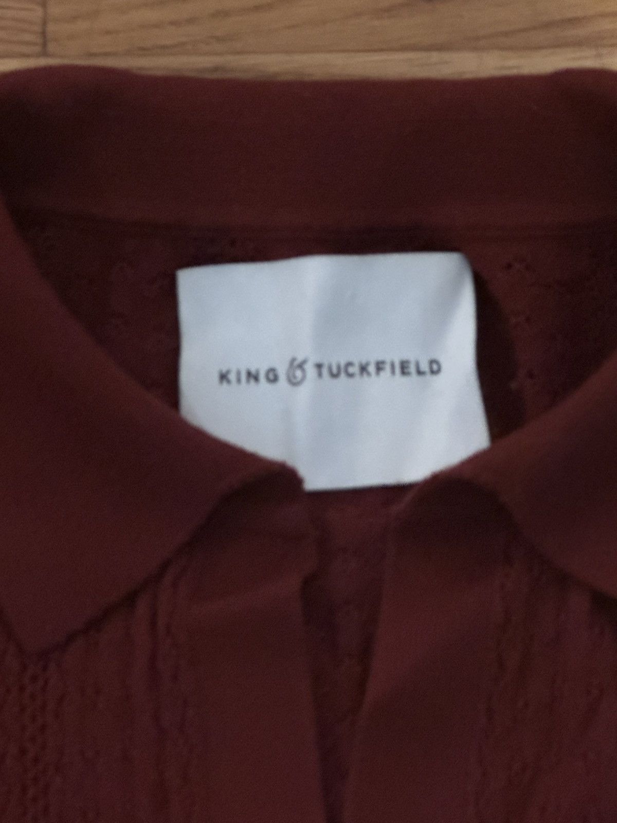 King & Tuckfield King & Tuckfield Merino Knit Shirt sz L Size US L / EU 52-54 / 3 - 3 Thumbnail