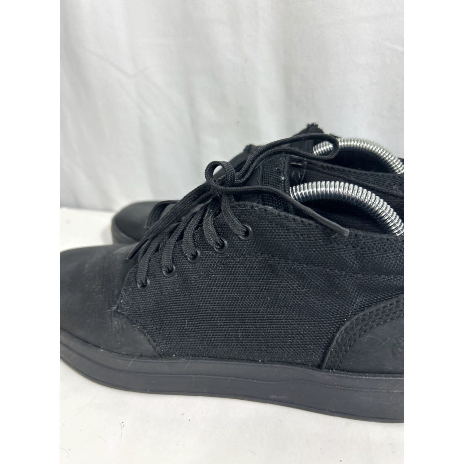 Timberland TIMBERLAND Mens Davis Square Mid Top Chukka Sneaker Shoes Leather Black Sz 7.5 Size US M / EU 48-50 / 2 - 7 Thumbnail
