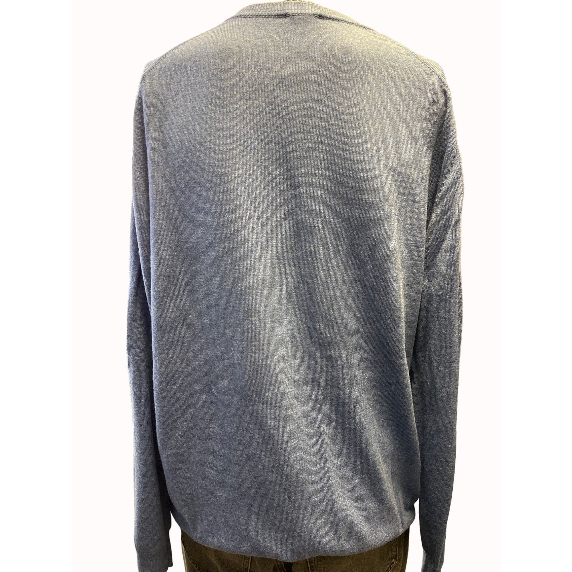 Jos. A. Bank Jos A Bank Traveler Mens Blue V Neck Knit Sweater Size XL SK Size US XL / EU 56 / 4 - 2 Thumbnail