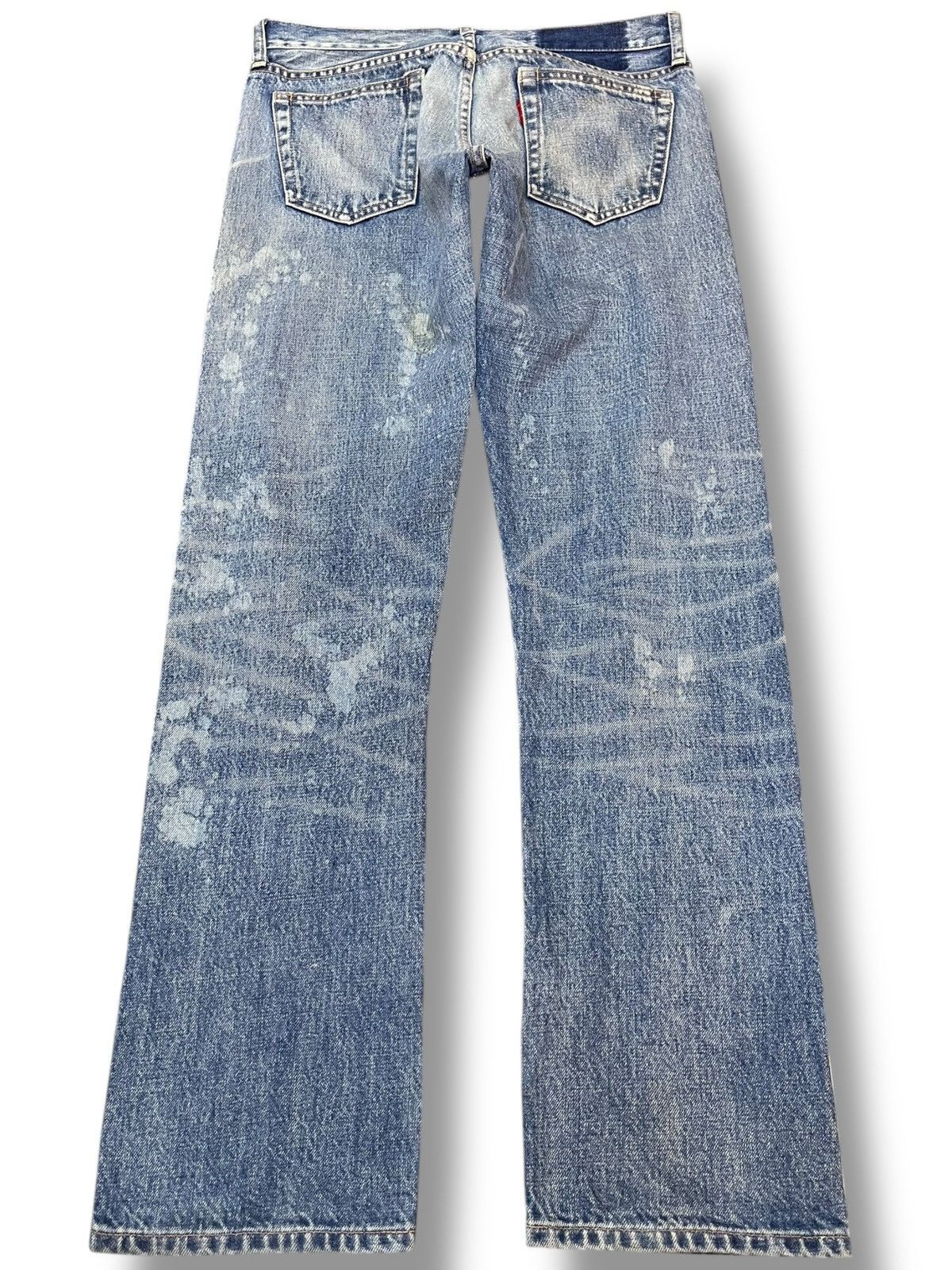 Japanese Brand × Le Grande Bleu (L.G.B.) Vintage RNA Ripped Grunge Distressed Denim Size US 30 / EU 46 - 5 Thumbnail