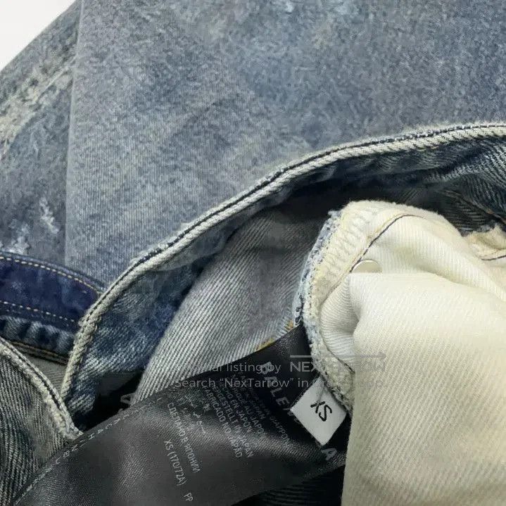 Balenciaga Balenciaga Distressed Blue Wide-Leg Jeans for All. Size US 26 / EU 42 - 5 Thumbnail