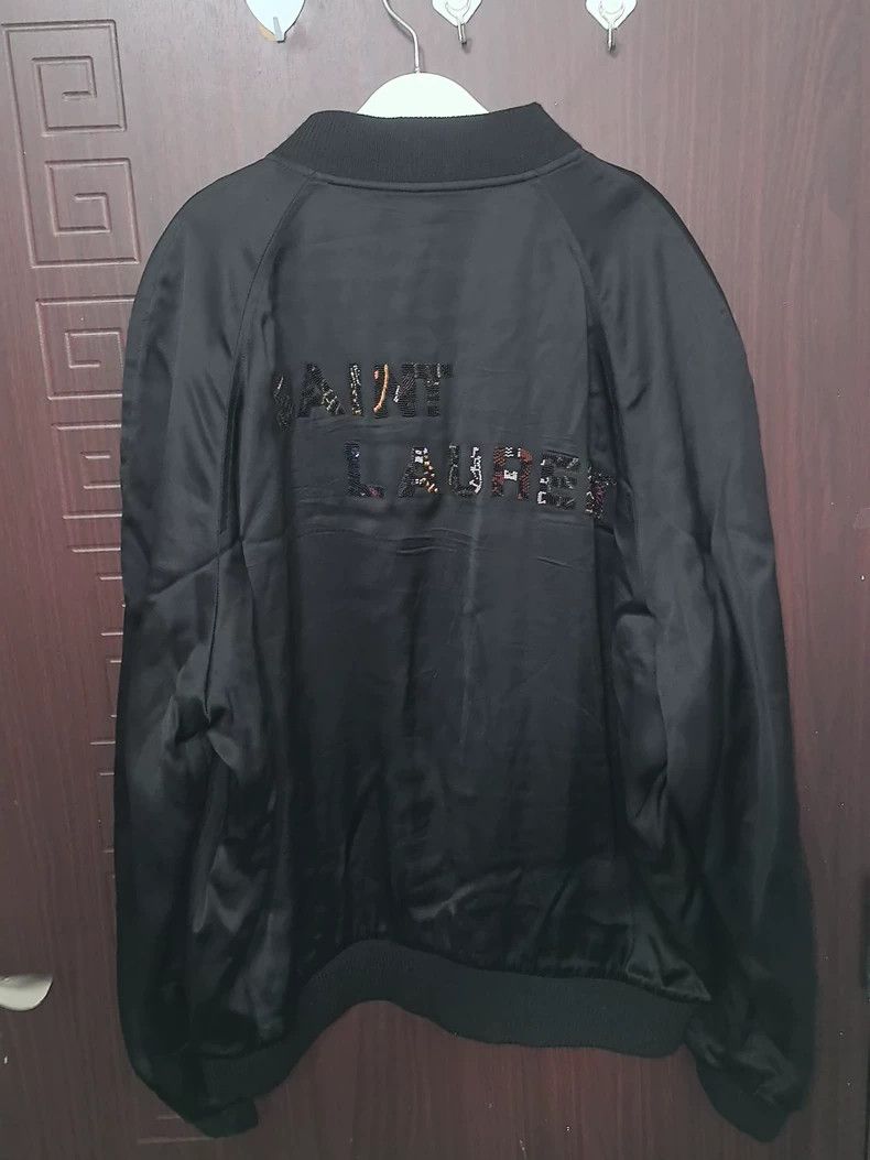 Saint Laurent Paris Saint Laurent rainbow beaded logo Teddy jacket 2504-Nextarr Size US L / EU 52-54 / 3 - 2 Thumbnail