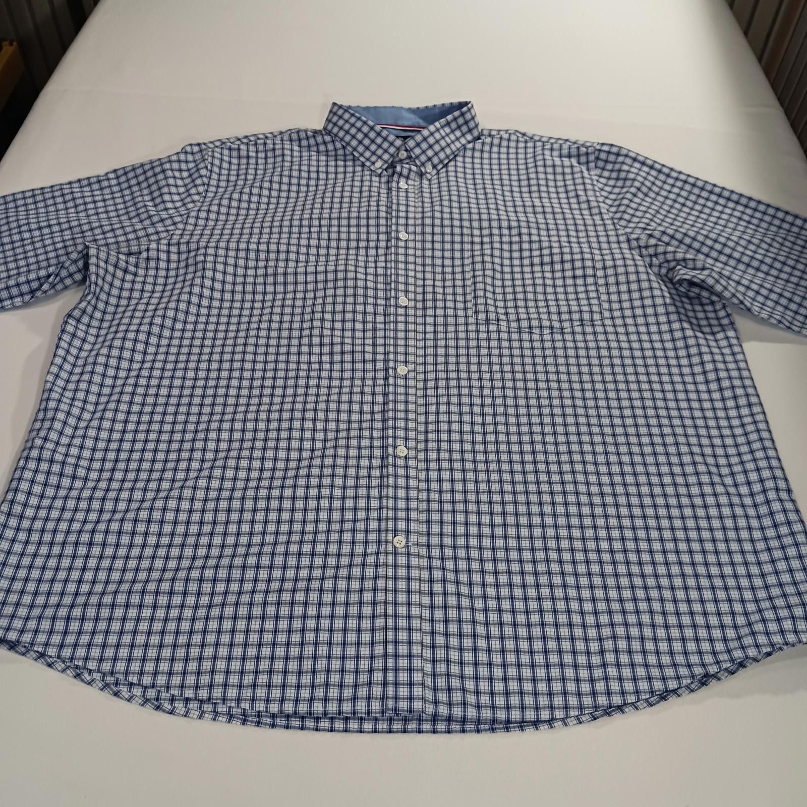 Other Classic Collection Regular Fit Men's Blue & White Shirt 3XL Size US XXL / EU 58 / 5 - 12 Thumbnail