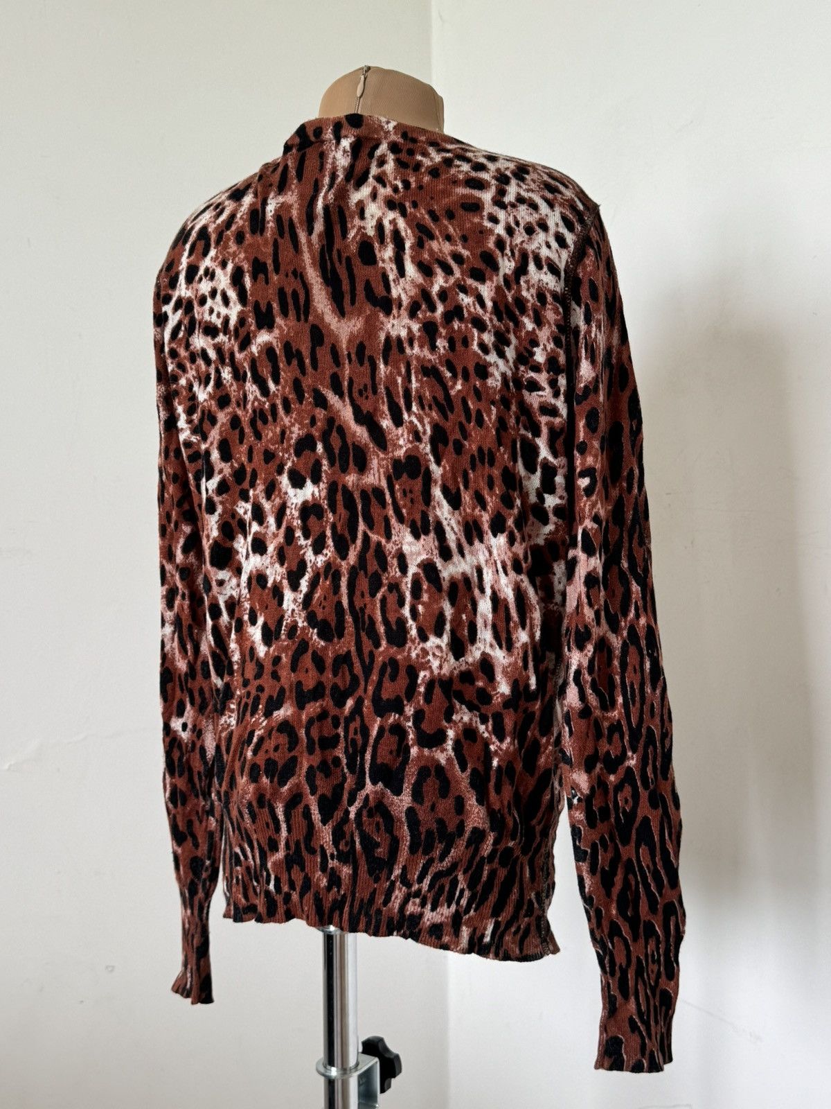 Jean Paul Gaultier Very Rare Jean Paul Gaultier Top Leopard Blouse Print Size M / US 6-8 / IT 42-44 - 2 Thumbnail